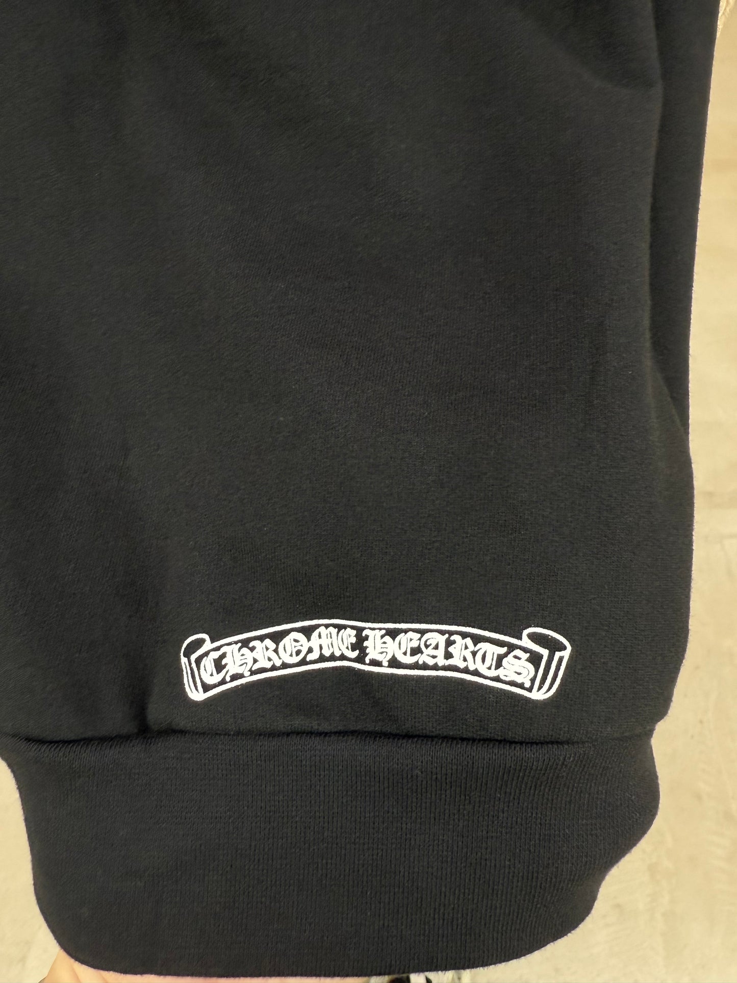 Chrome Hearts neck logo sweat shirt