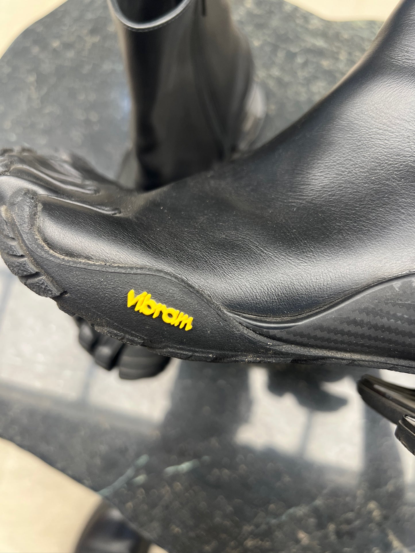 Balenciaga Vibram Leather Toe Heels