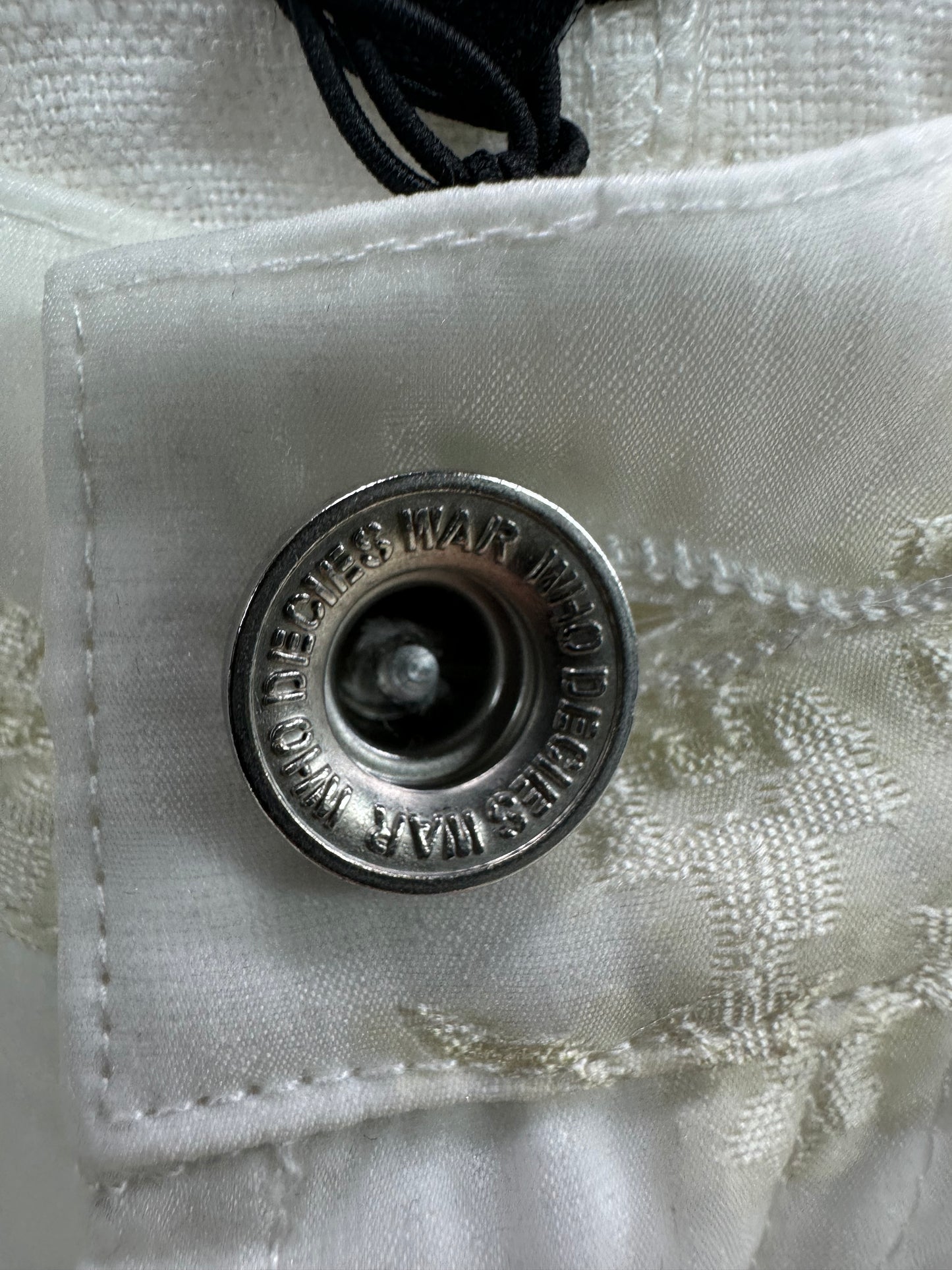 Who Decides War Embroidery Pants