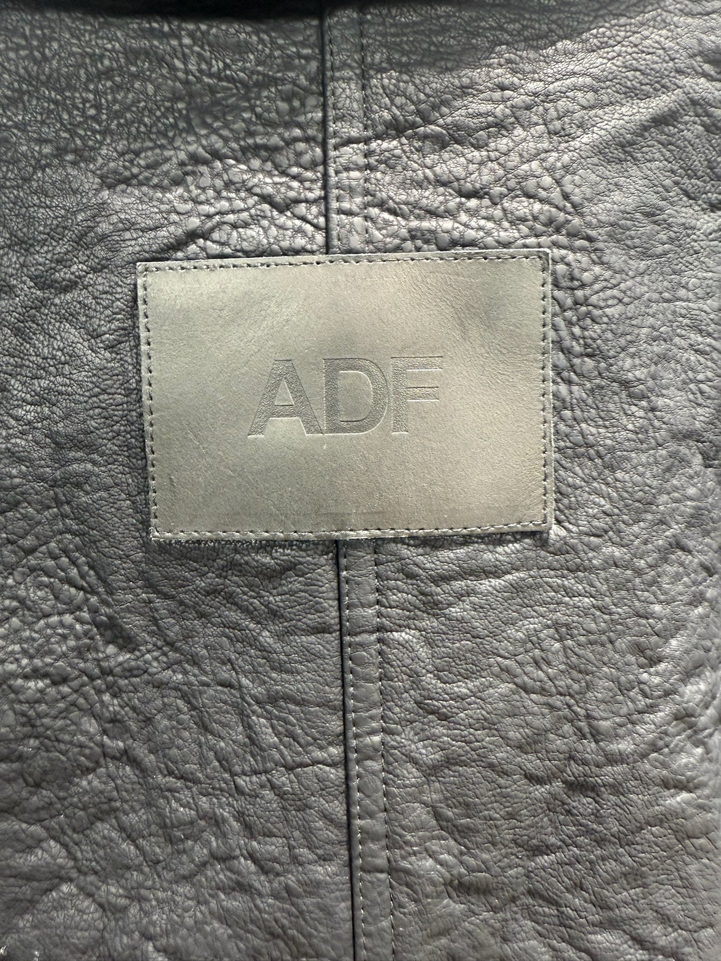 ADF Metalized Leather Jacket
