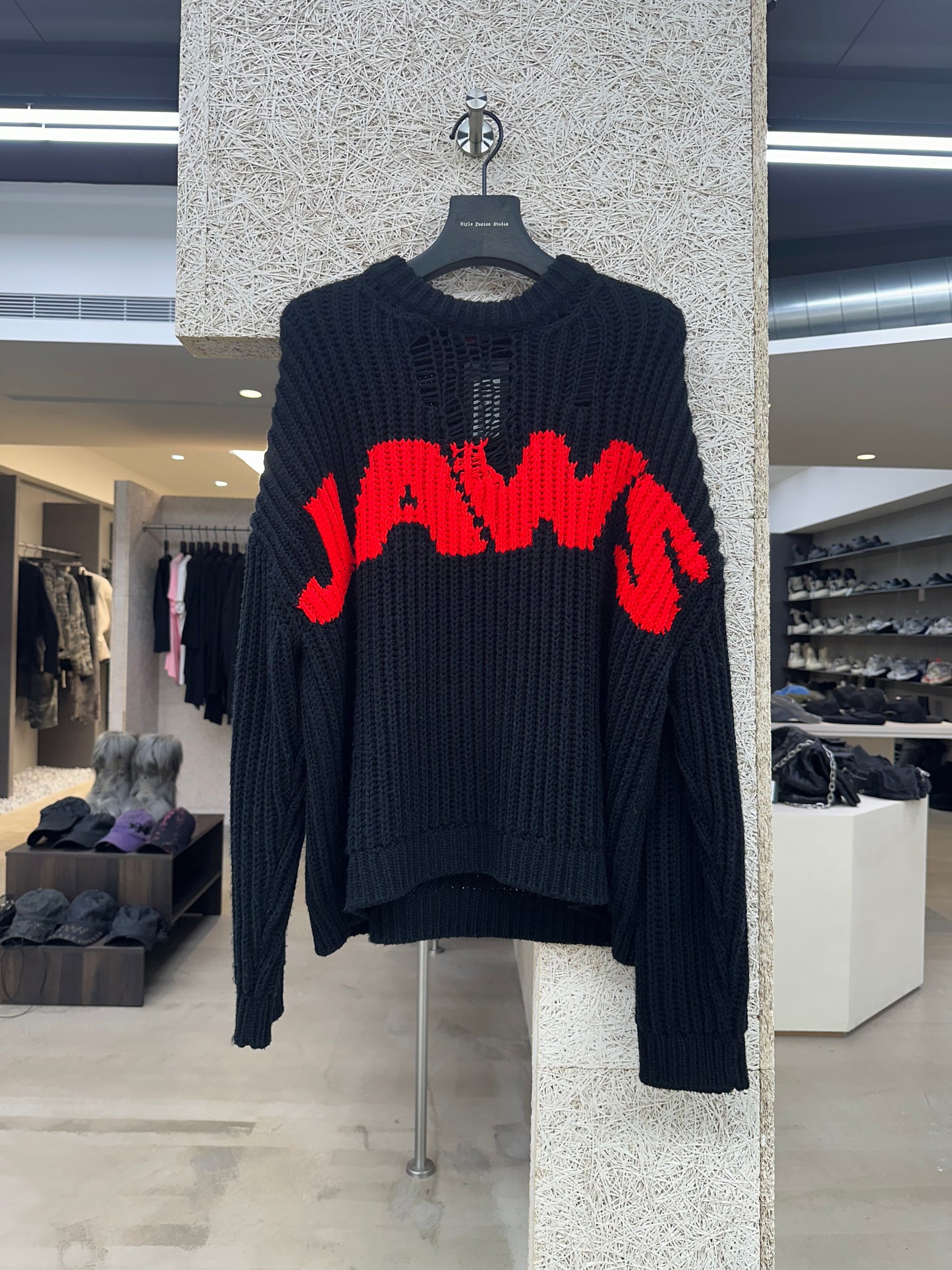 Raf Simons Calvin Klein Jaws Sweater