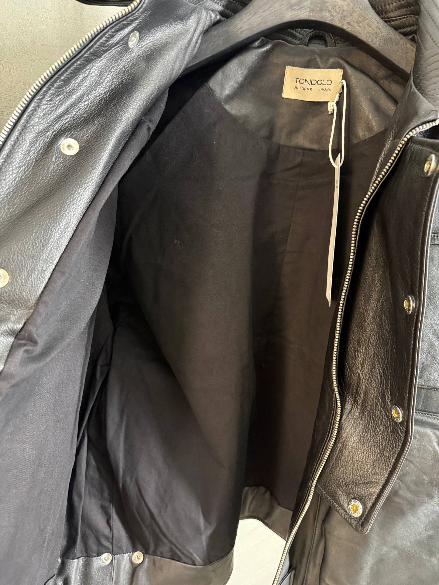 TONDOLO OTIDEA WORK LEATHER JACKET