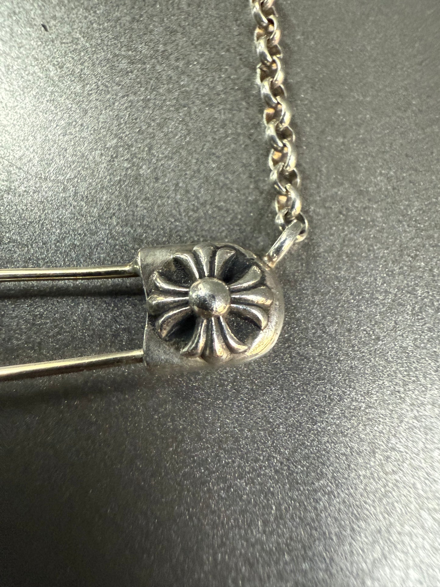 Chrome Hearts Safety Pin Necklace