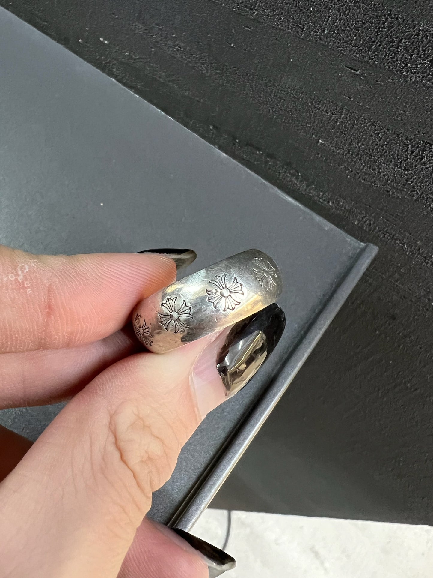 Chrome Hearts CH Plus Cross Band Ring