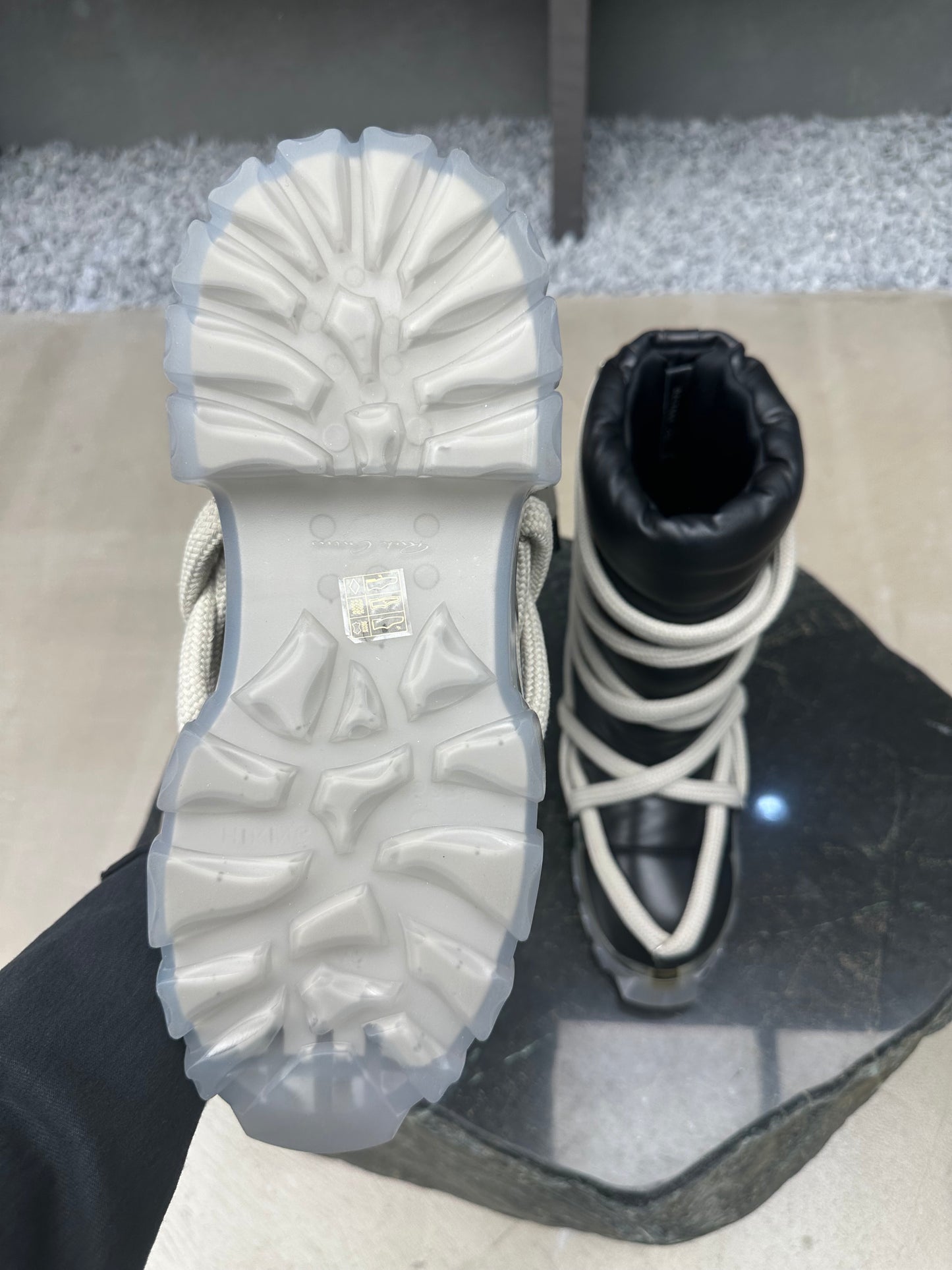 Rick Owens Lunar Tractor Boots