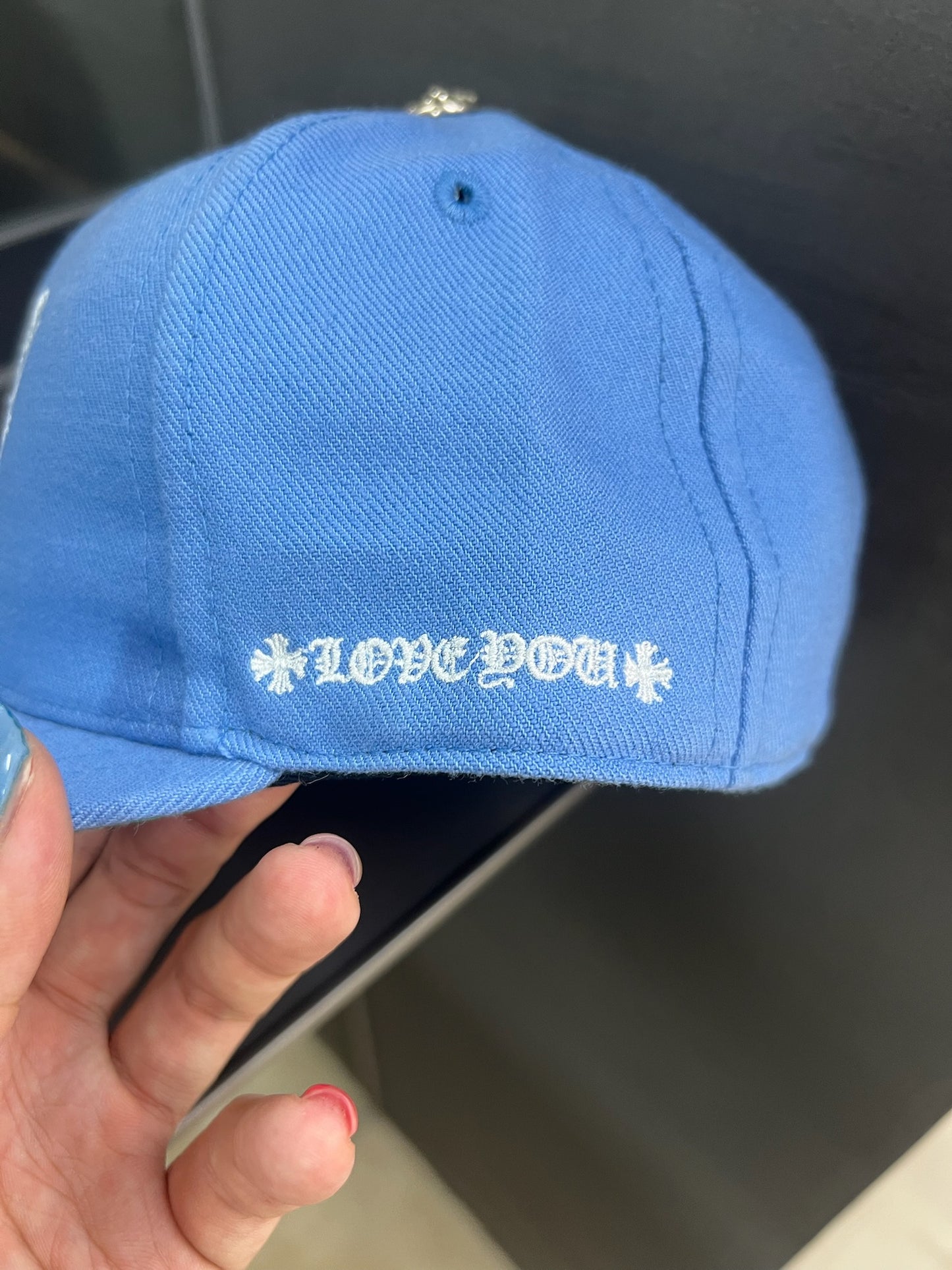 Chrome Hearts Heart Stitch Logo Hat