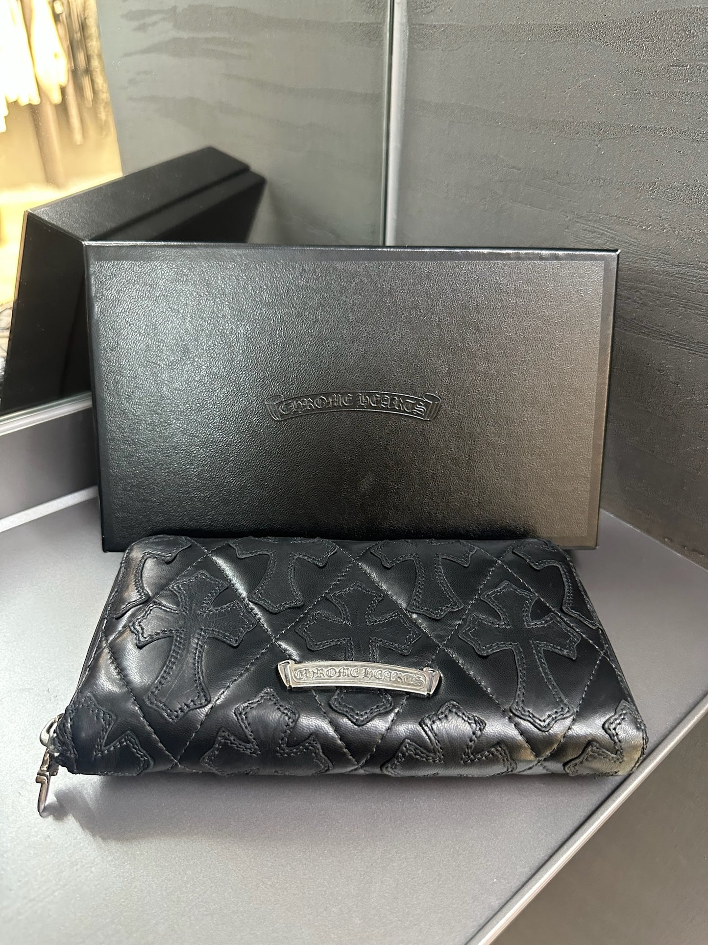 Chrome Hearts Leather Patch Wallet