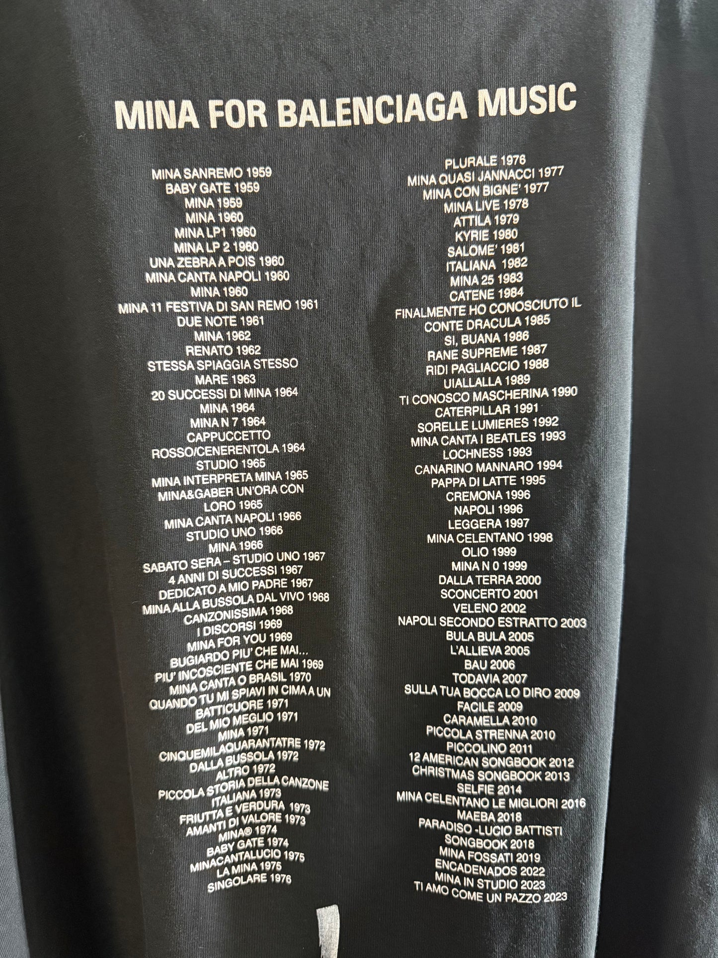 Blanciaga Music-Mina T-shirt
