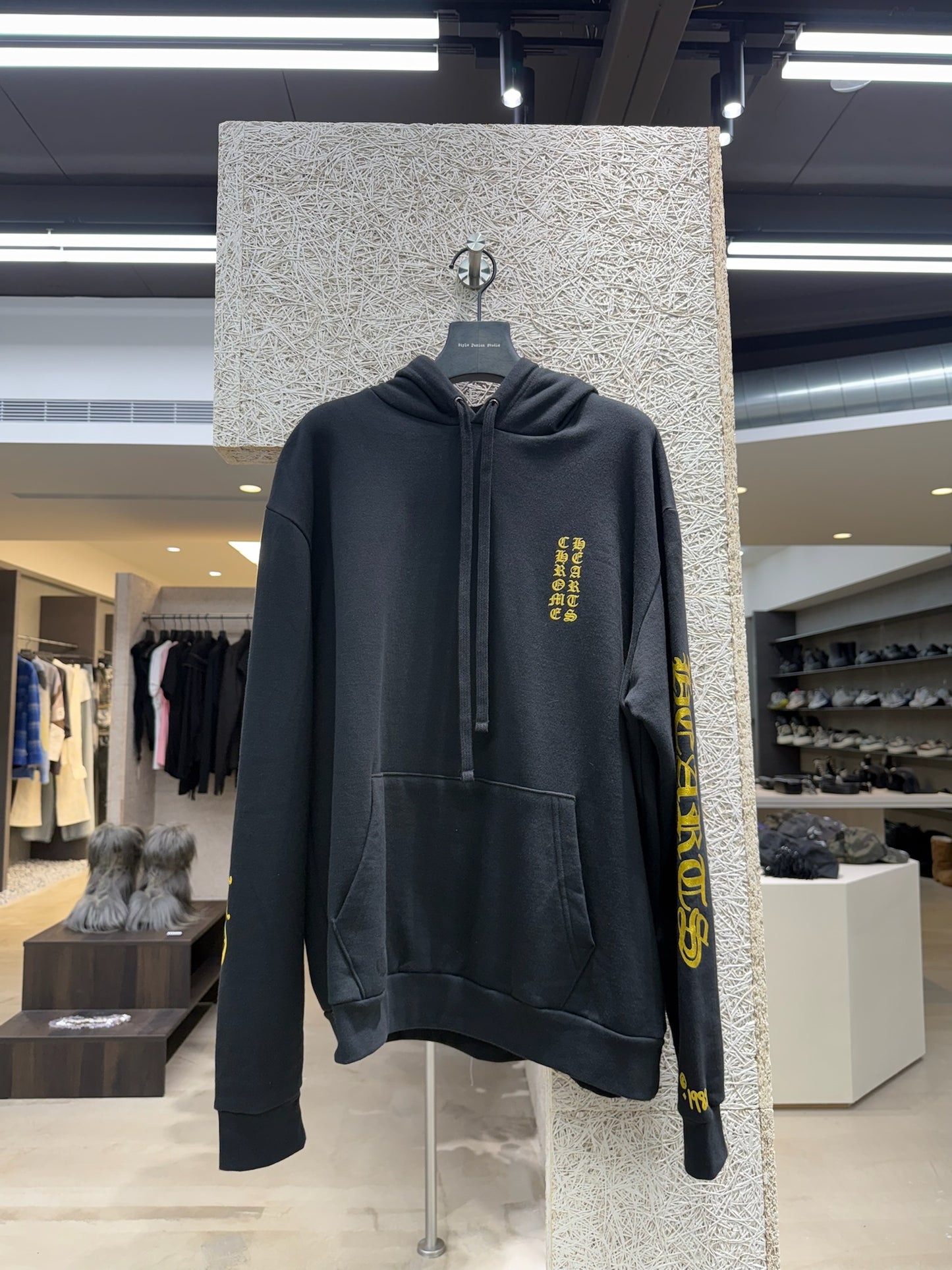 Chrome Hearts logo printed hoodie