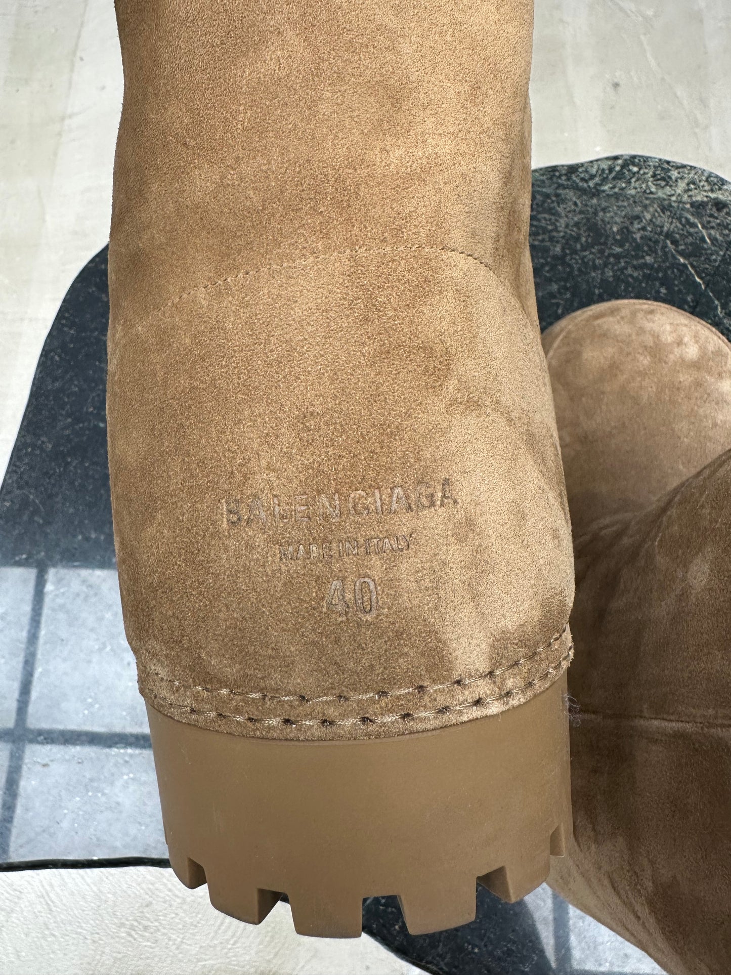 Balenciaga Alaska suede boots