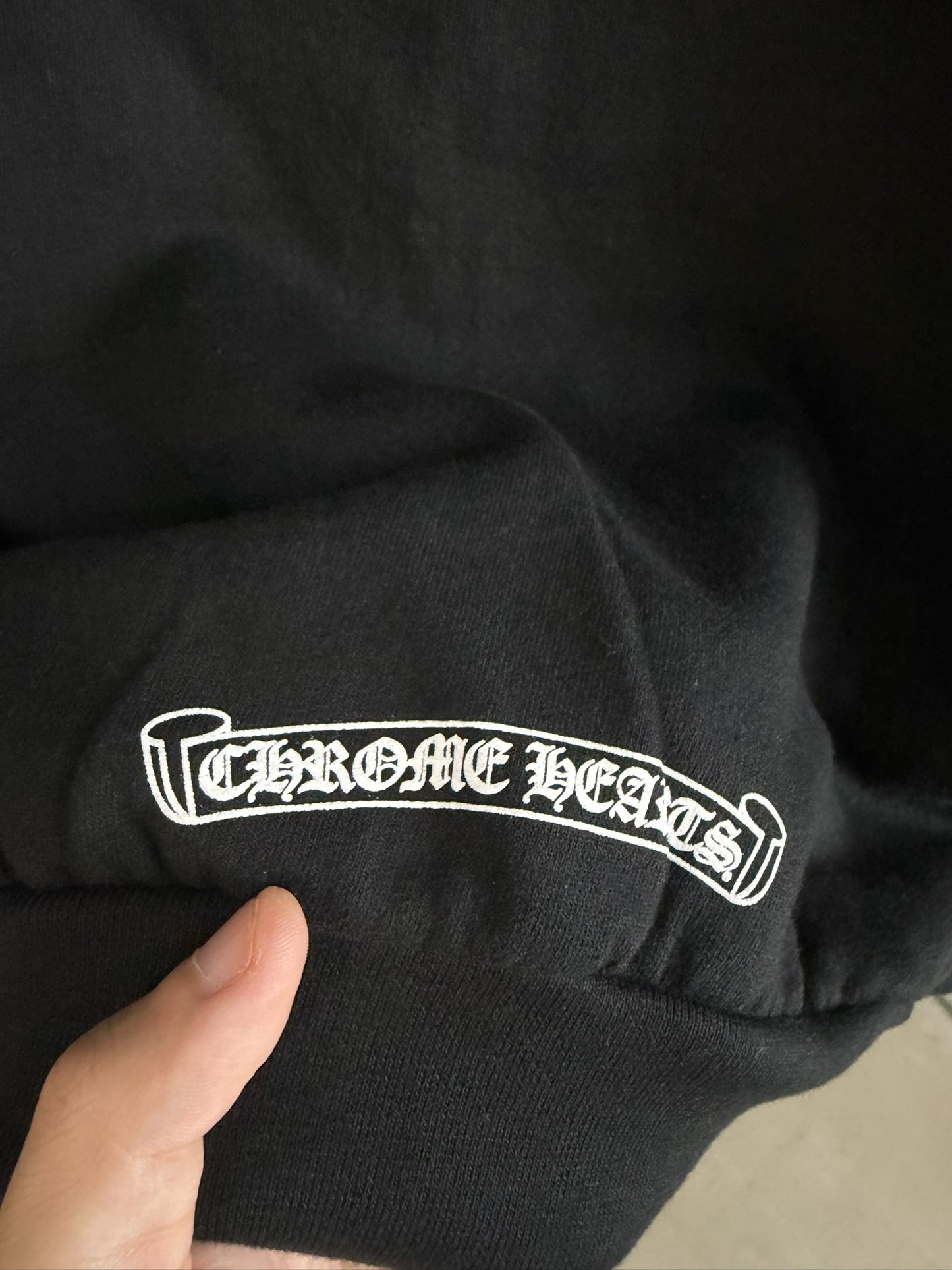 Chrome Hearts Horseshoe Floral Zip-Up Hoodie
