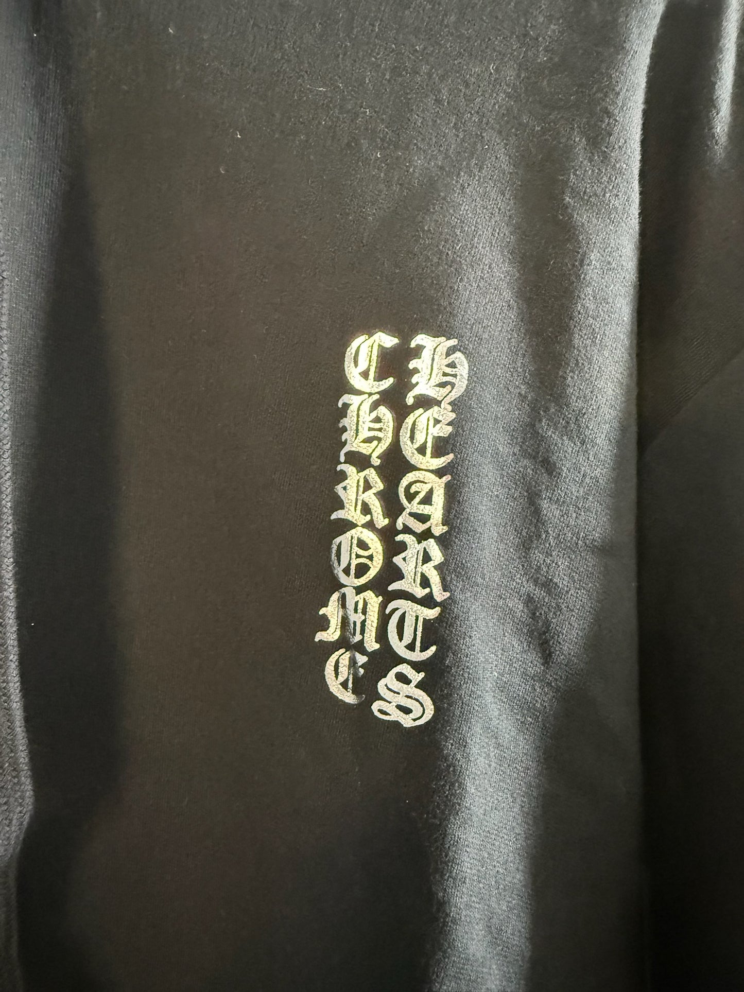 Chrome Hearts Silver Script Logo Hoodie