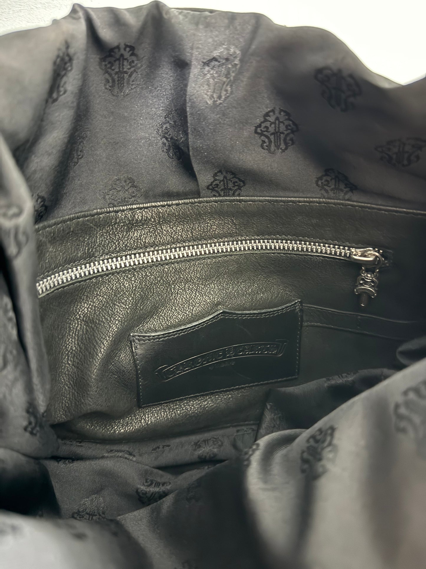 Chrome Hearts Multiple cross patches messenger bag