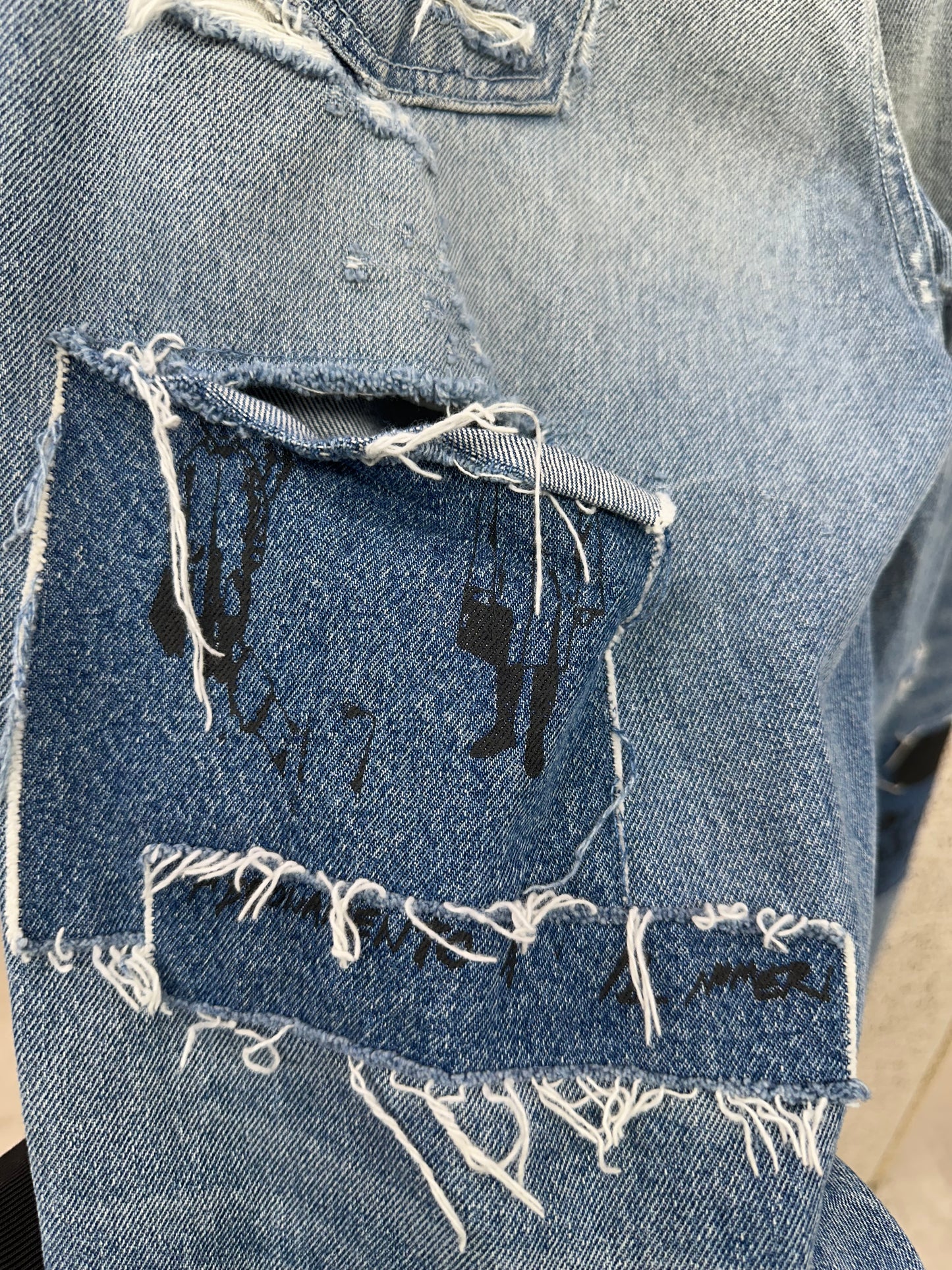 Enfant Riches Deprimes Patched Jeans