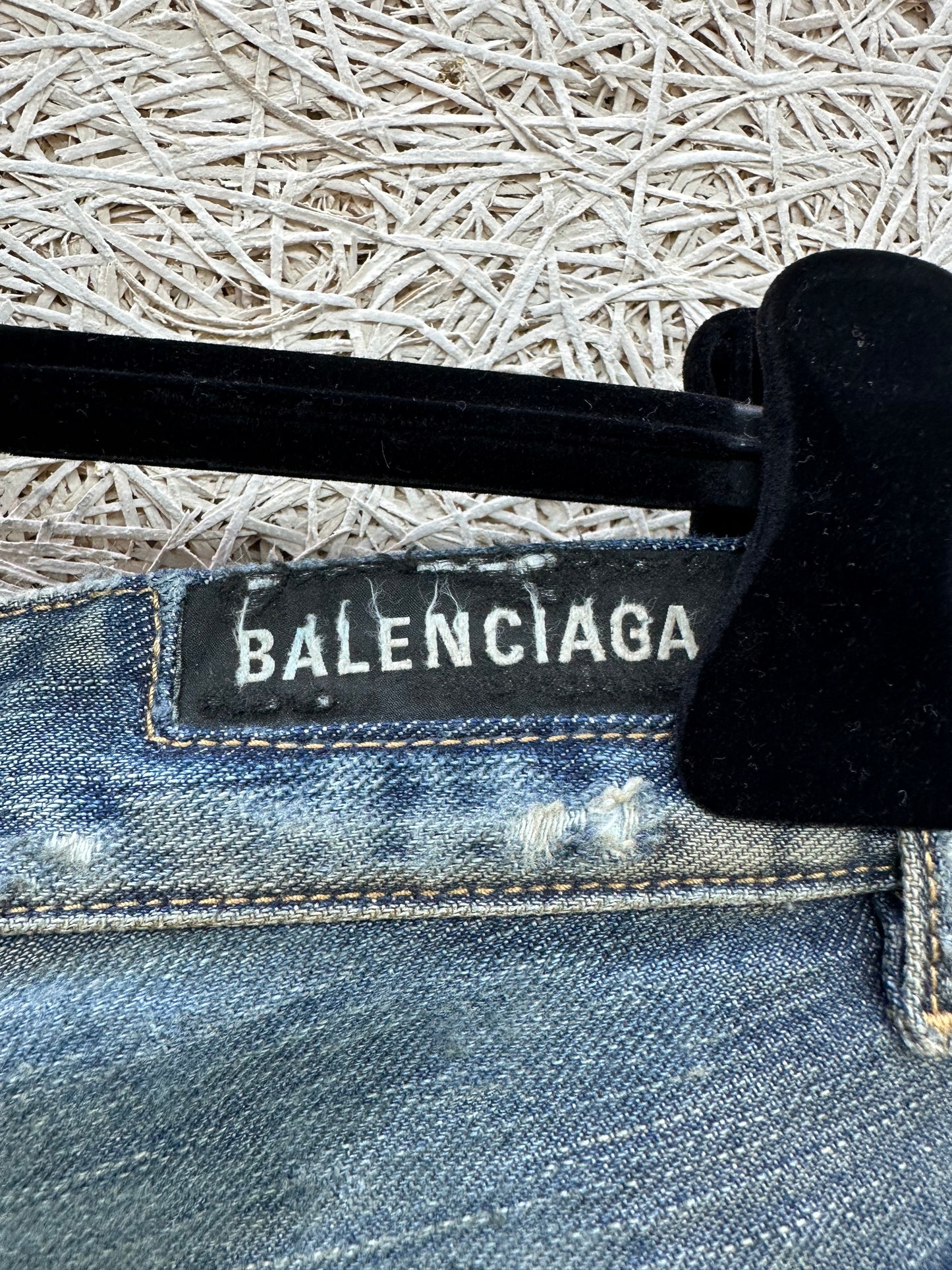 Balenciaga Super Destroyed Jeans Vic Runway Limited