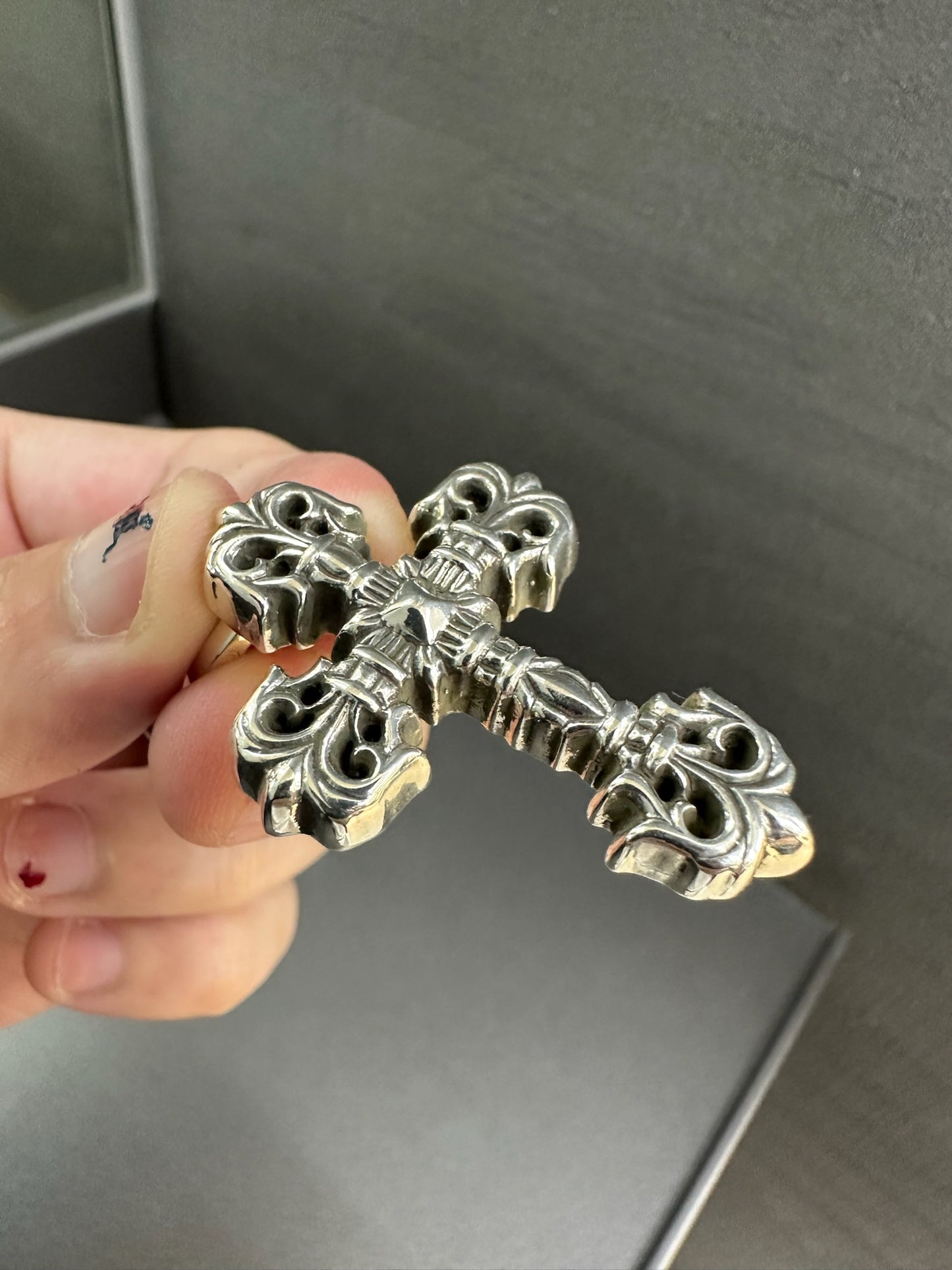 Chrome Hearts Filigree Cross Pendant
