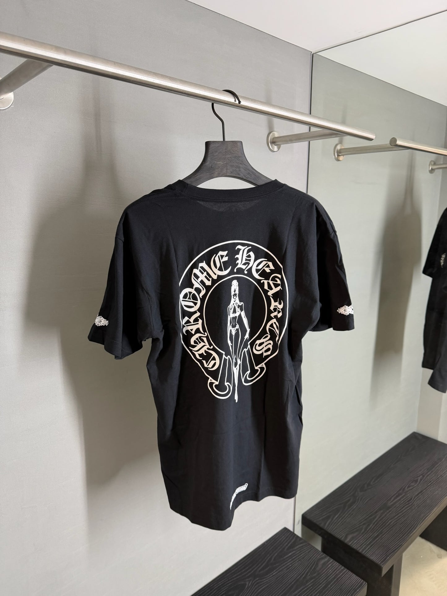 Chrome Hearts Deadly Doll Horseshoe T-Shirt(Miami Exclusive)