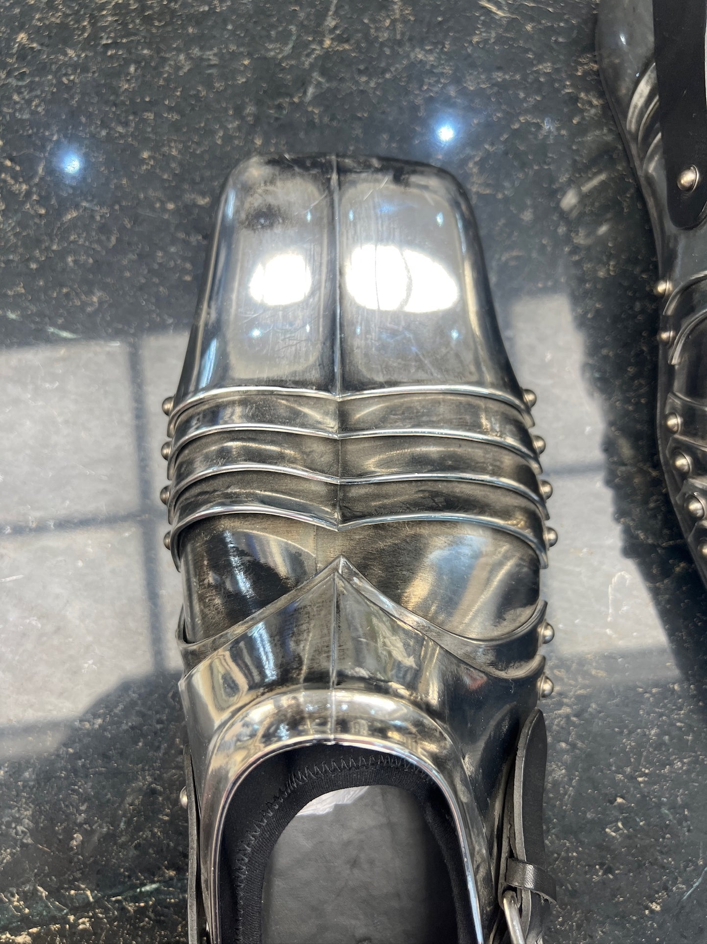 Balenciaga Chevalier Silver Derbies