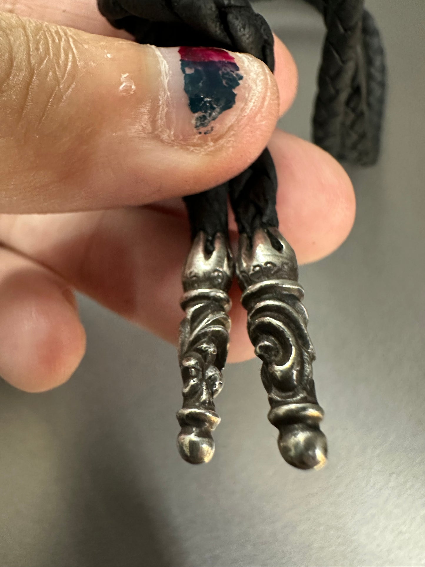 Chrome Hearts Foti Skippy Leather Braid