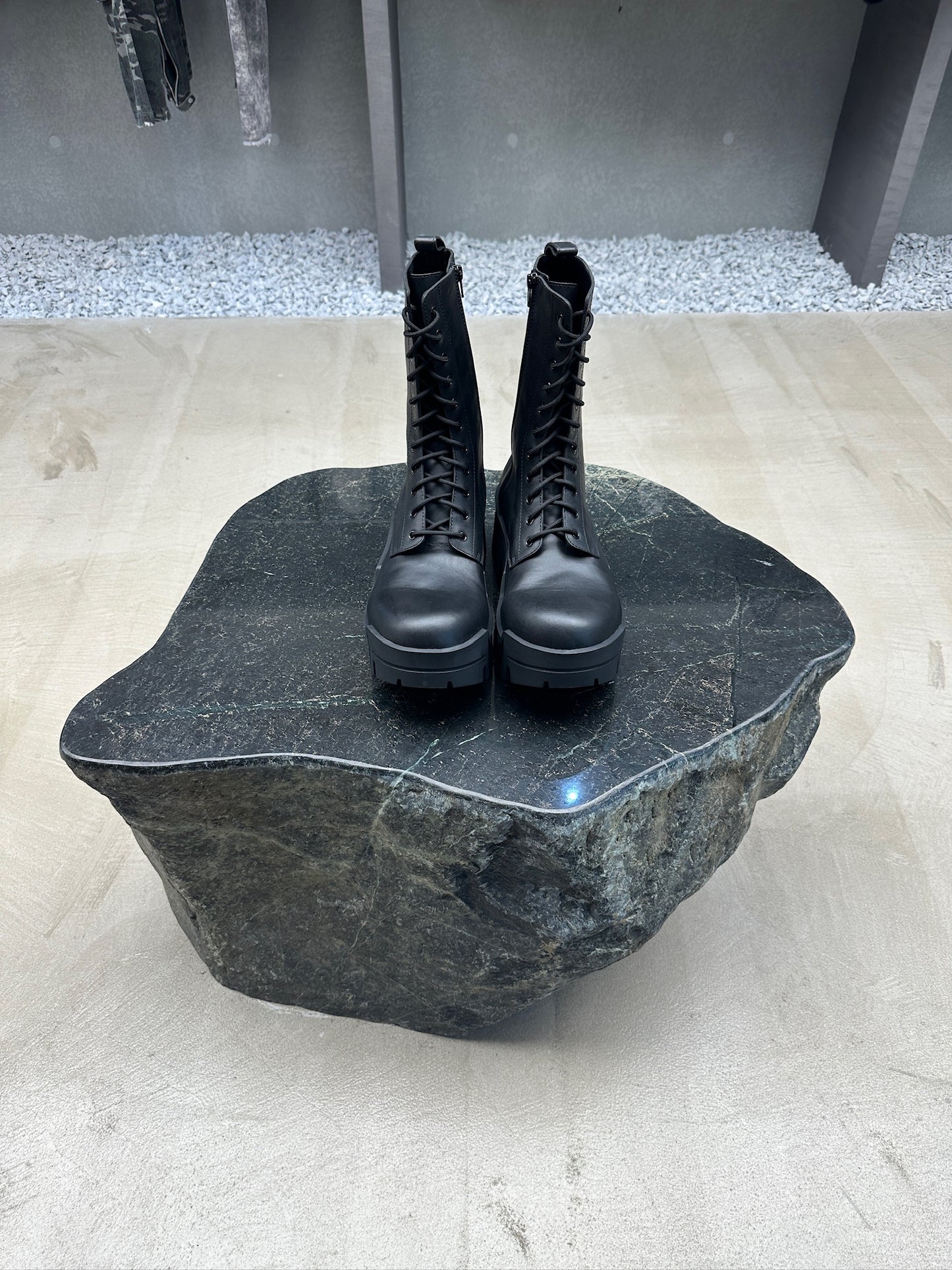 Balenciaga Bulldozer Lace-up Boots