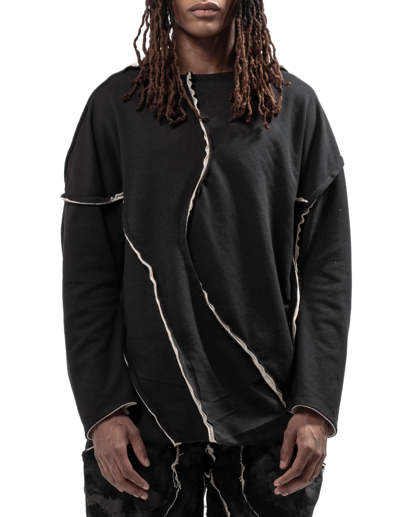 JAS Reversible Organic Seamed Sweater