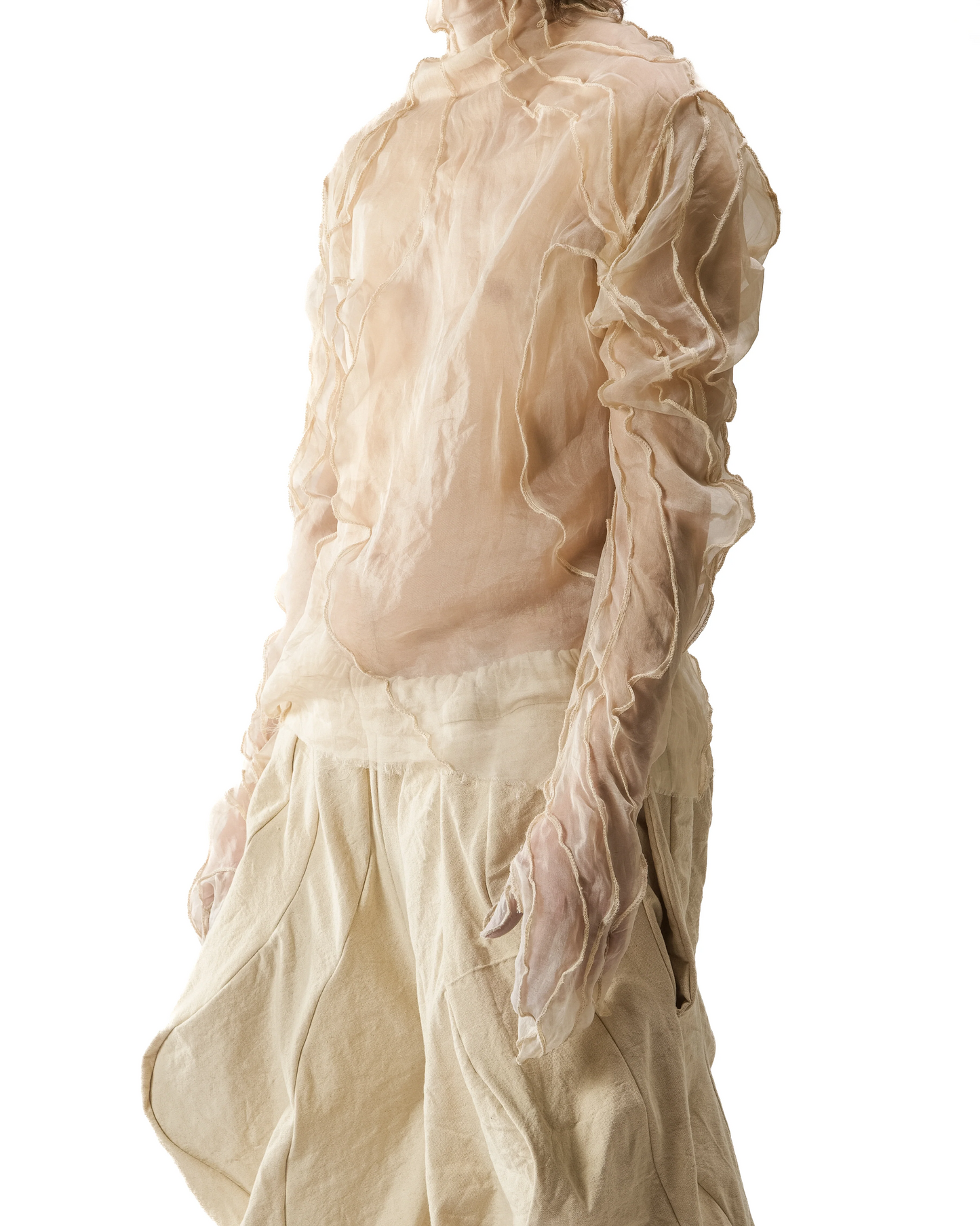 JAS Undyed Reversible Vena Glove Top
