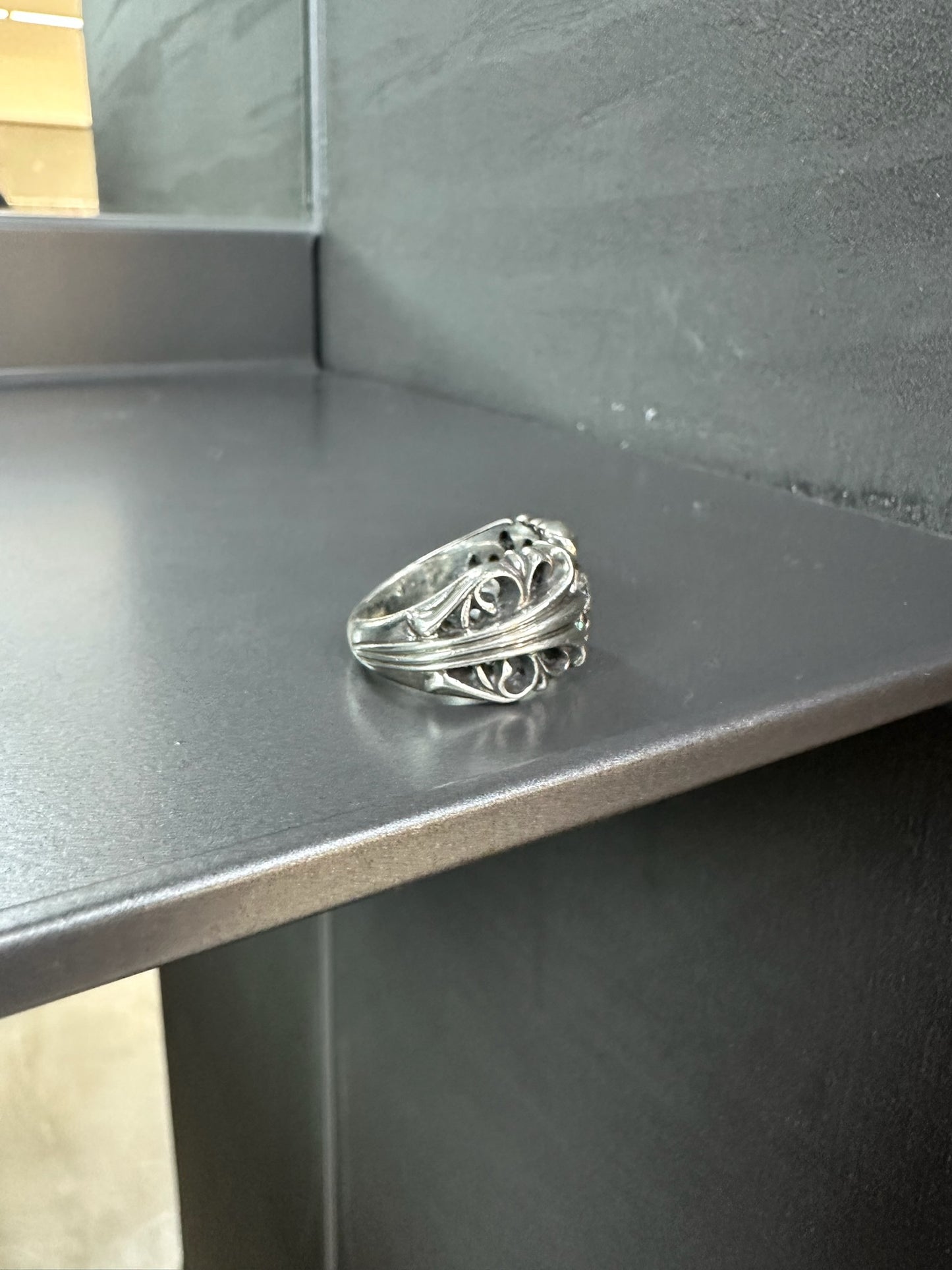 Chrome Hearts K&T Ring Diamonds Paved