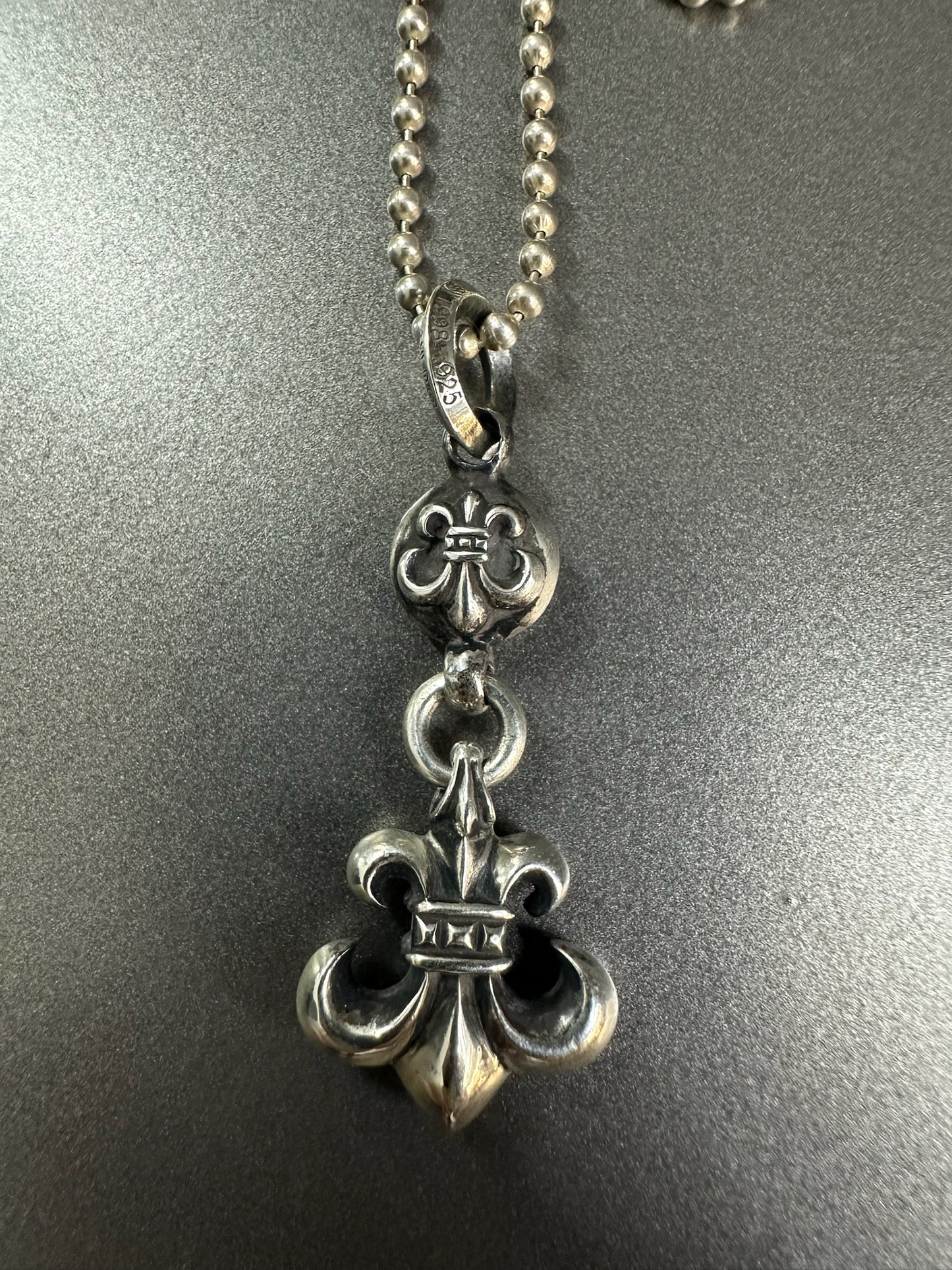 Chrome Hearts Ball Fleur Pendant