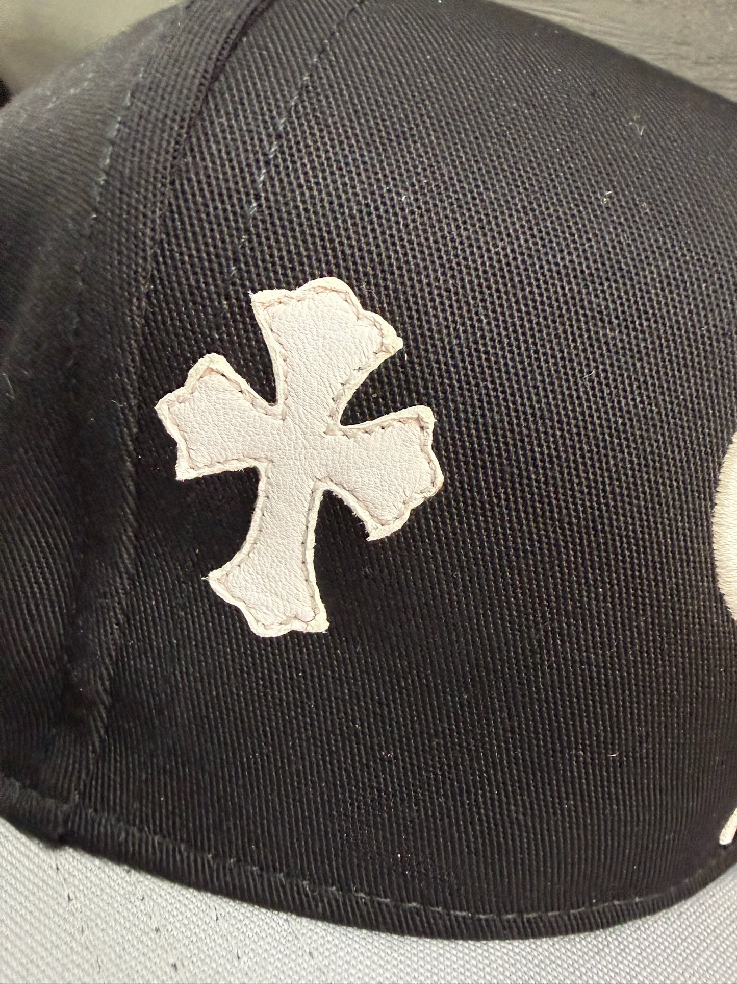 Chrome Hearts Cemtery Cross Patch hat