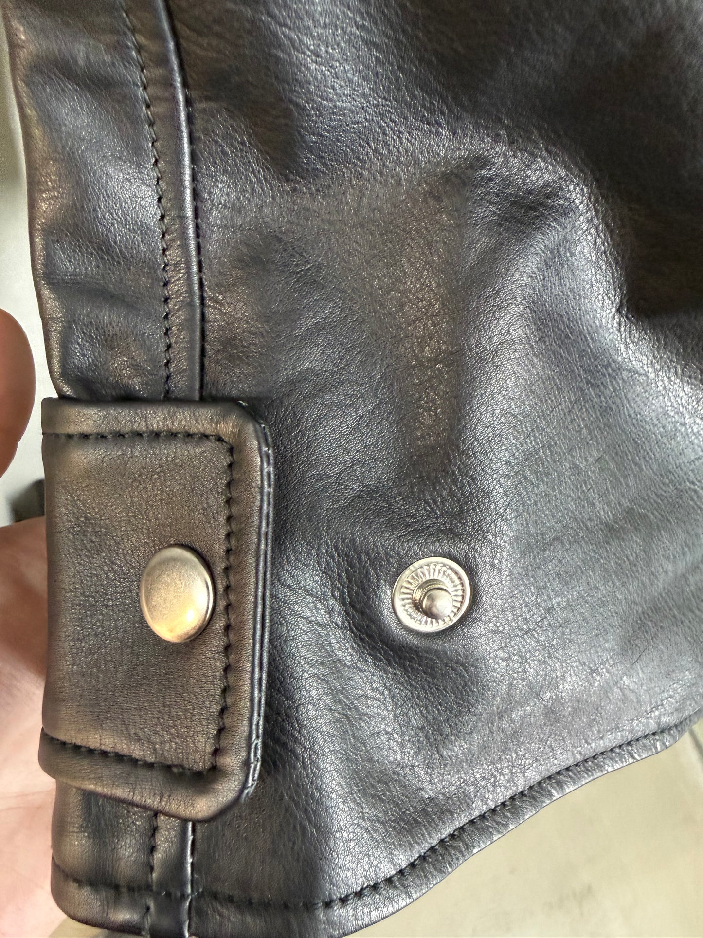 TONDOLO OTIDEA WORK LEATHER JACKET