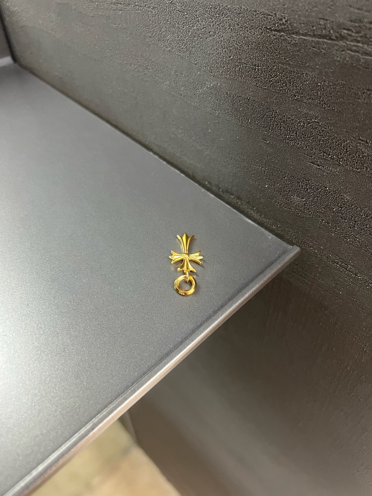 Chrome Hearts 22k Tiny Cross Pendant