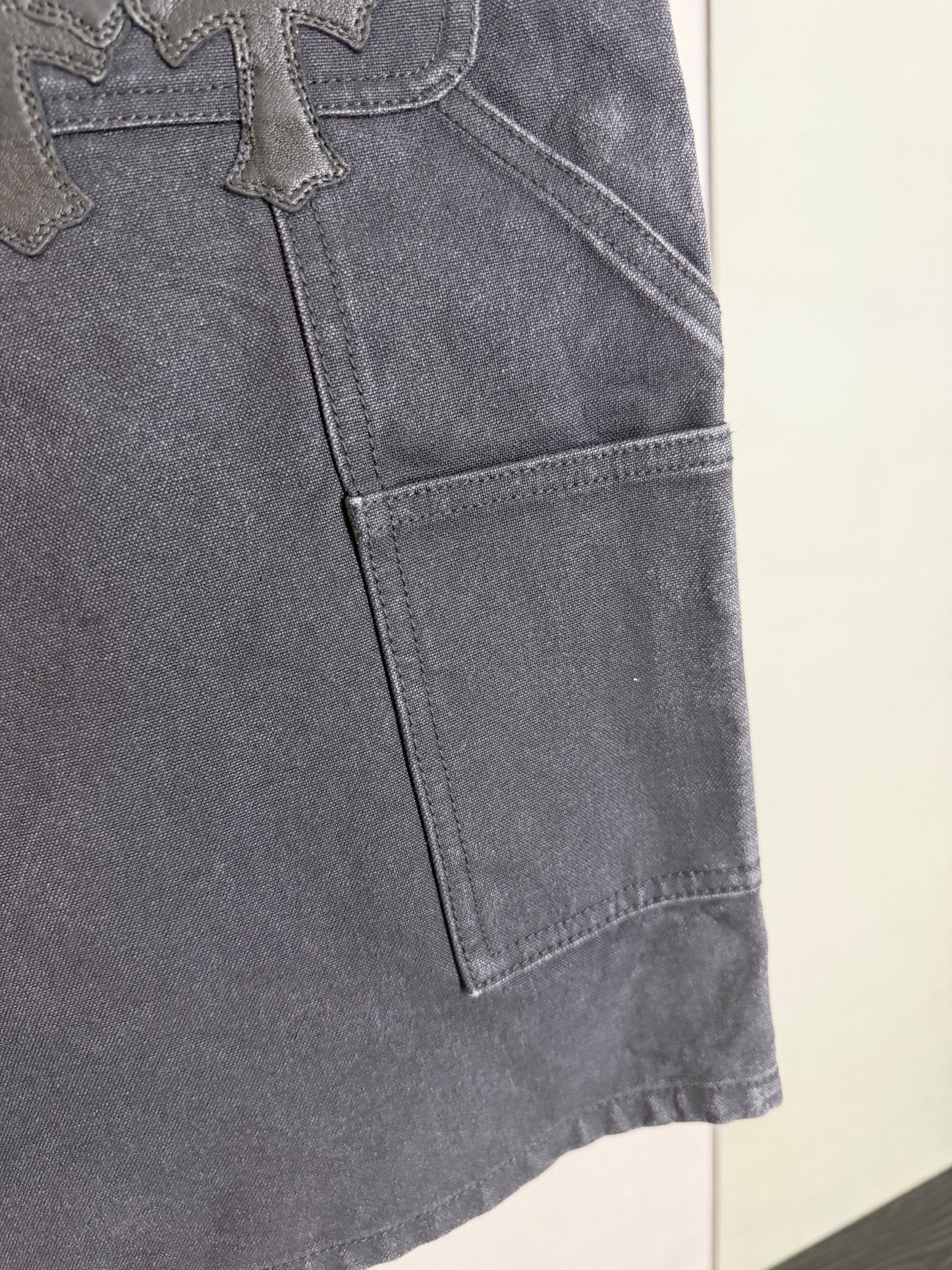 Chrome Hearts Cemetery Cross Patch Carpenter Shorts