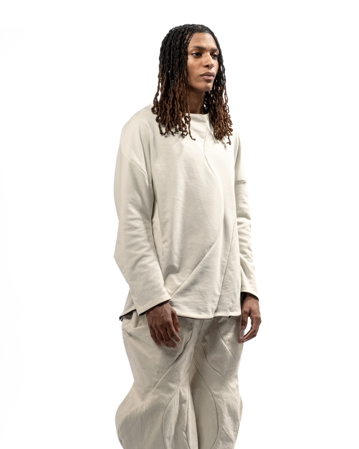 JAS Reversible Organic Seamed Sweater