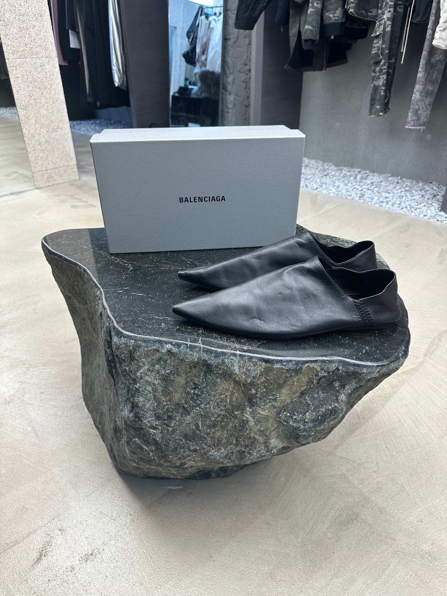 Balenciaga Flat Mule Slip-ons