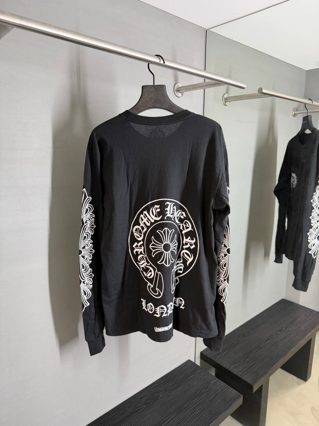 Chrome Hearts ‘London’ Horseshoe Floral Long Sleeve