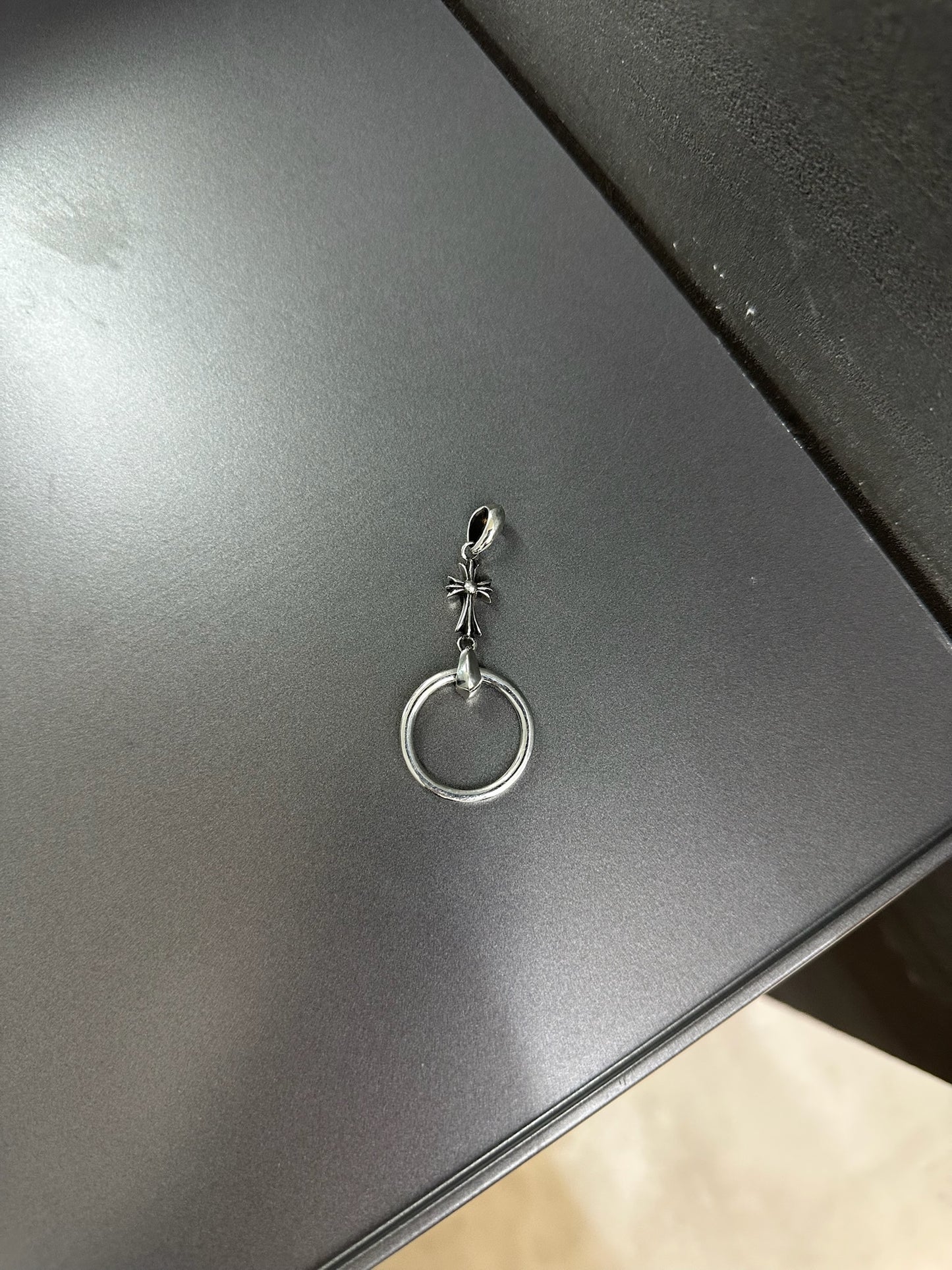 Chrome Hearts Tiny Cross with Ring Pendant