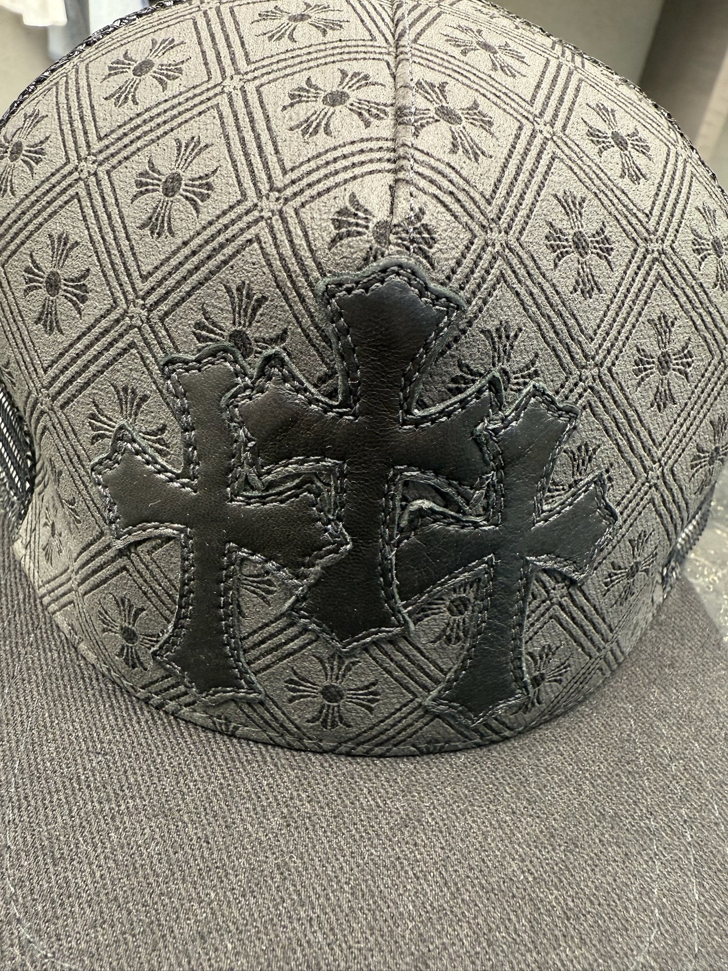 Chrome Hearts Triple Cross Trucker Hat