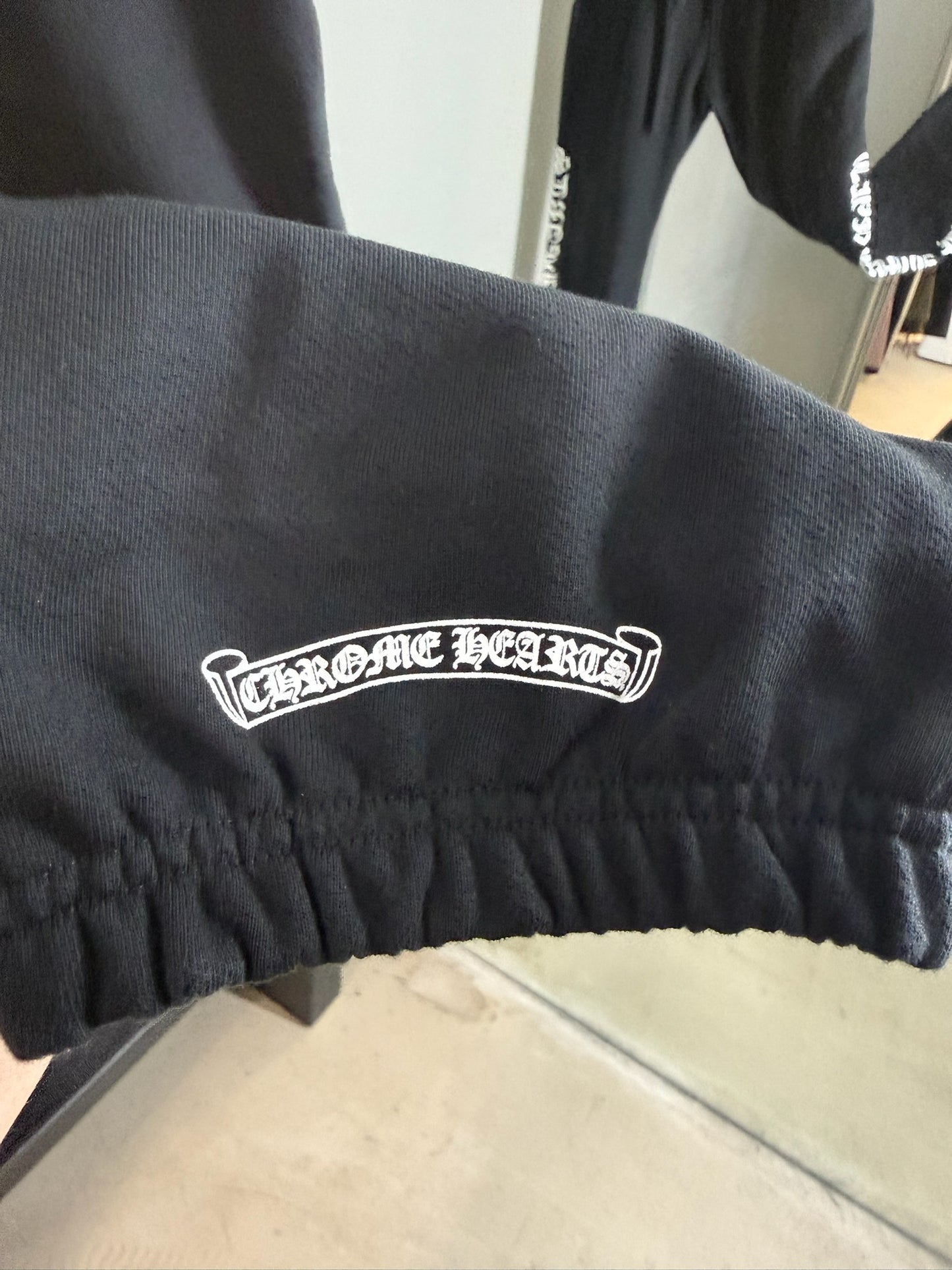 Chrome Hearts Scroll Logo Split Pocket Sweatpants
