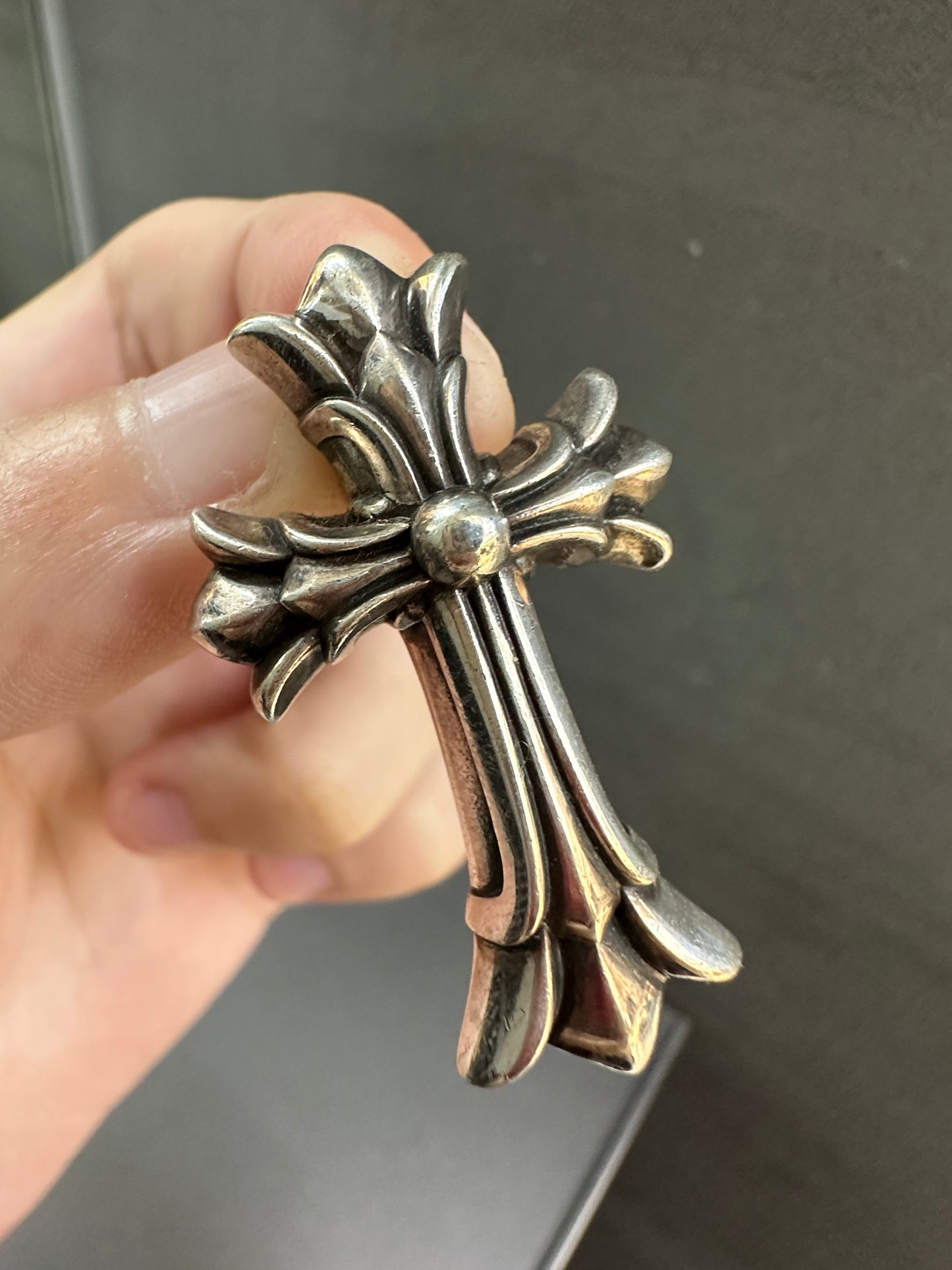 Chrome Hearts Double Cross Pendant