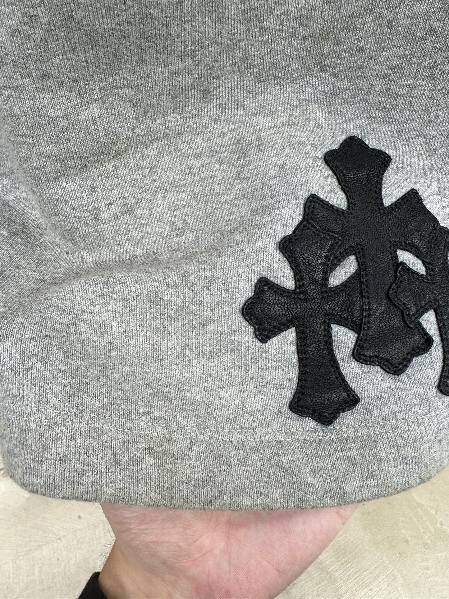Chrome Hearts Cross Patch Sweat Short