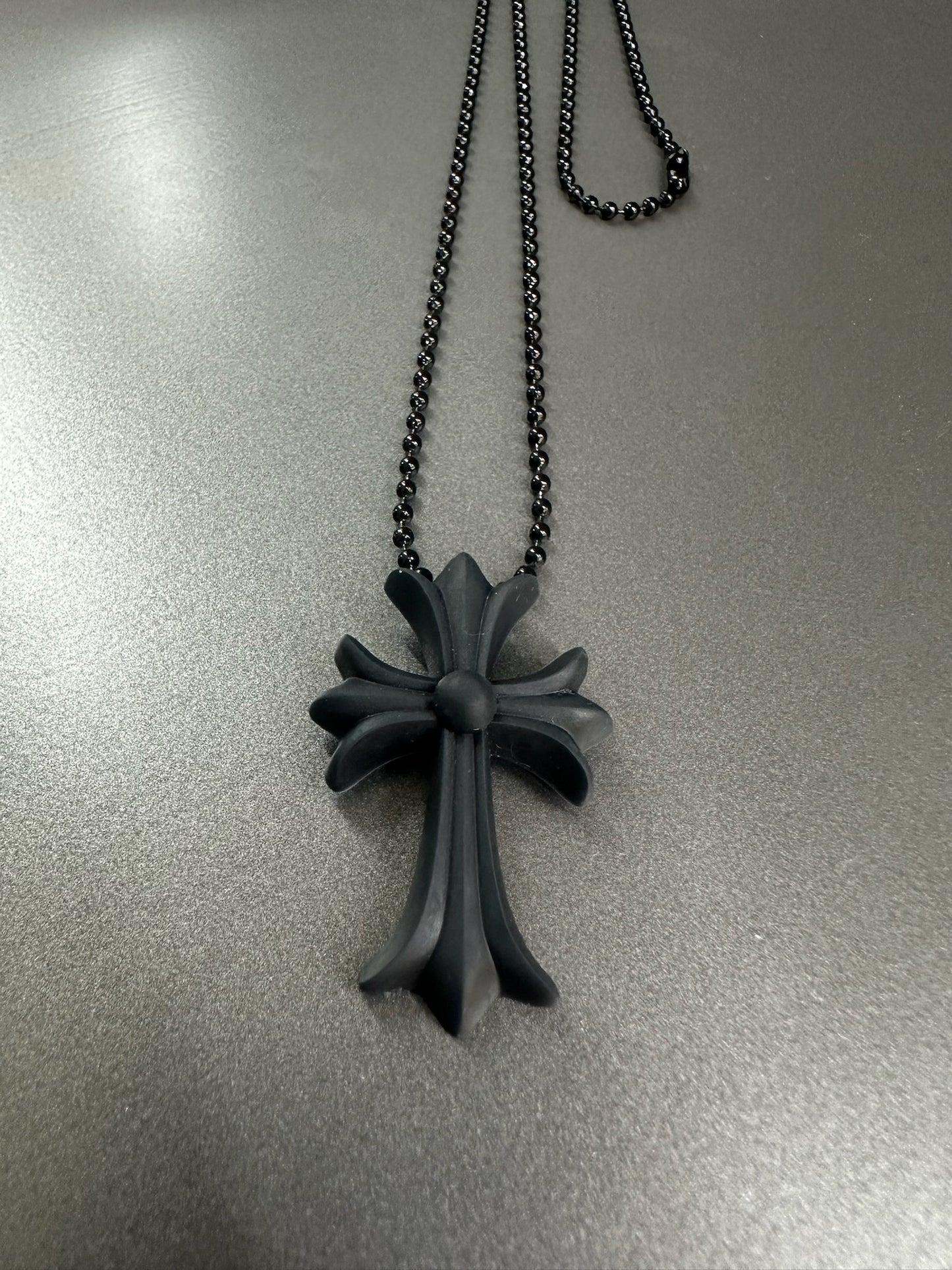 Chrome Hearts Silicone Cross Necklace