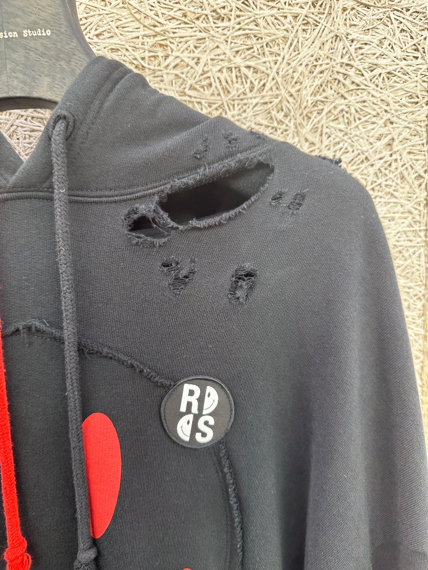 Raf Simons Smiley Face Hoodie