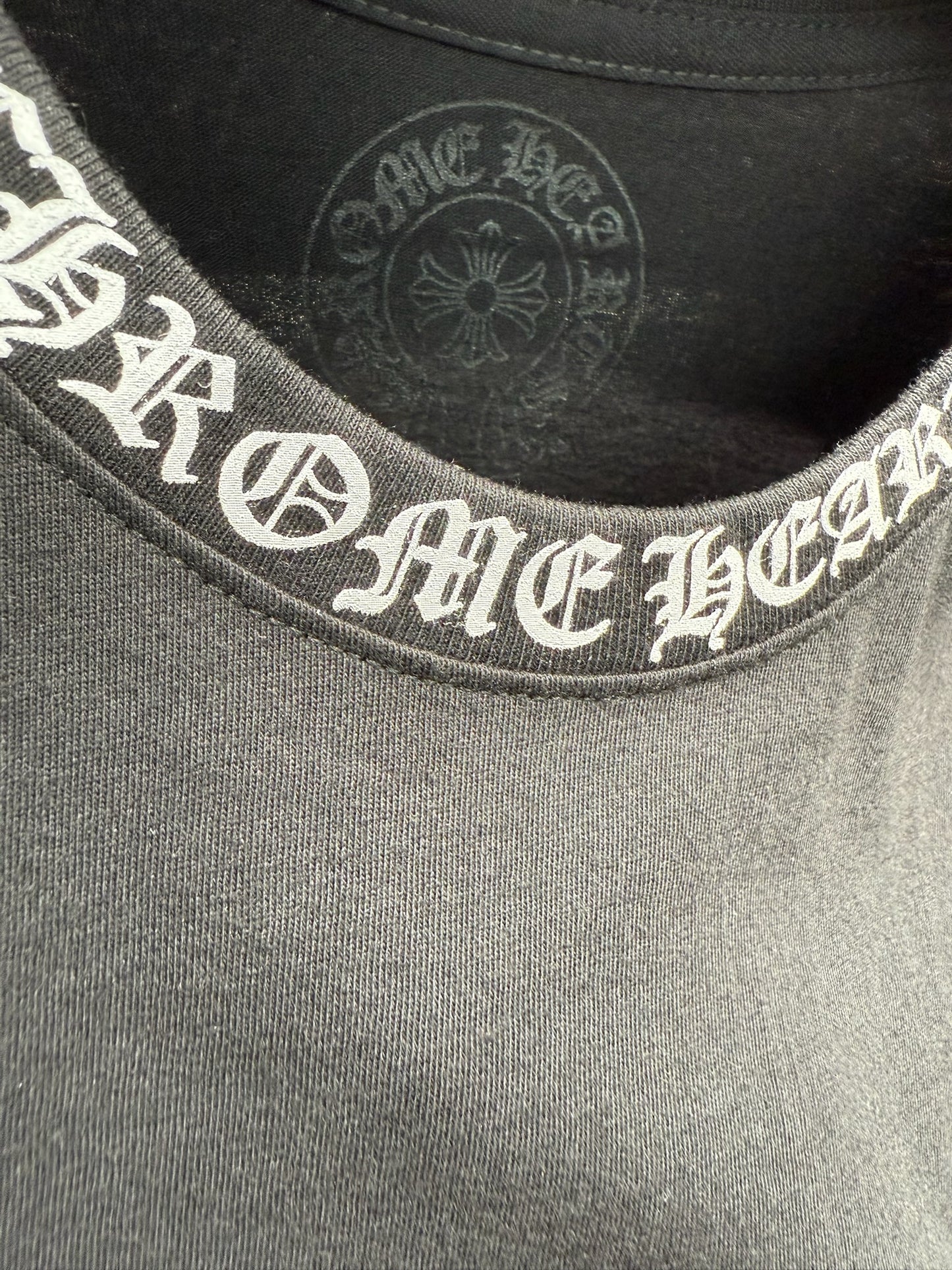 Chrome Hearts neck logo T-shirt
