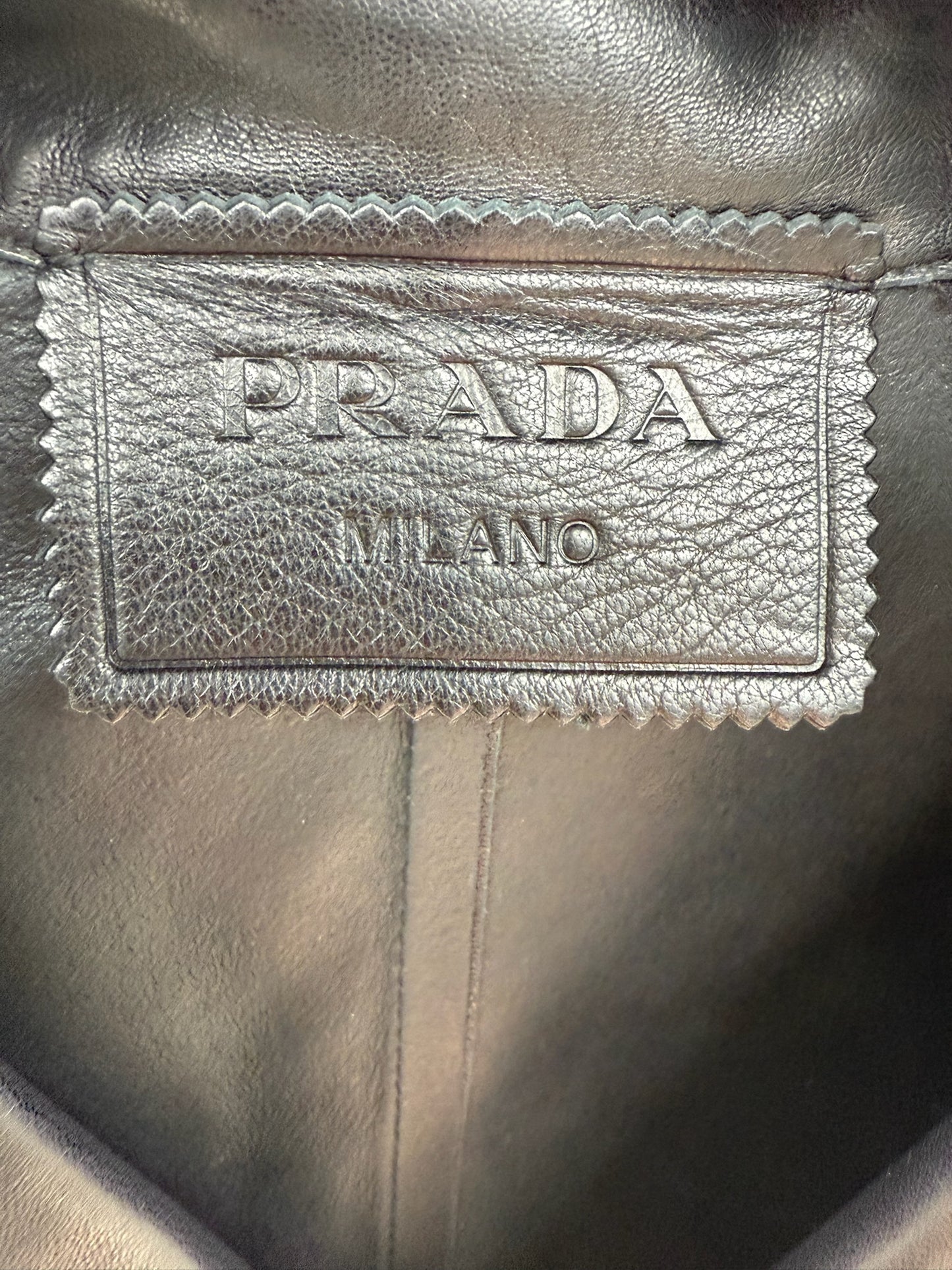 Prada Nappa Leather Shirt