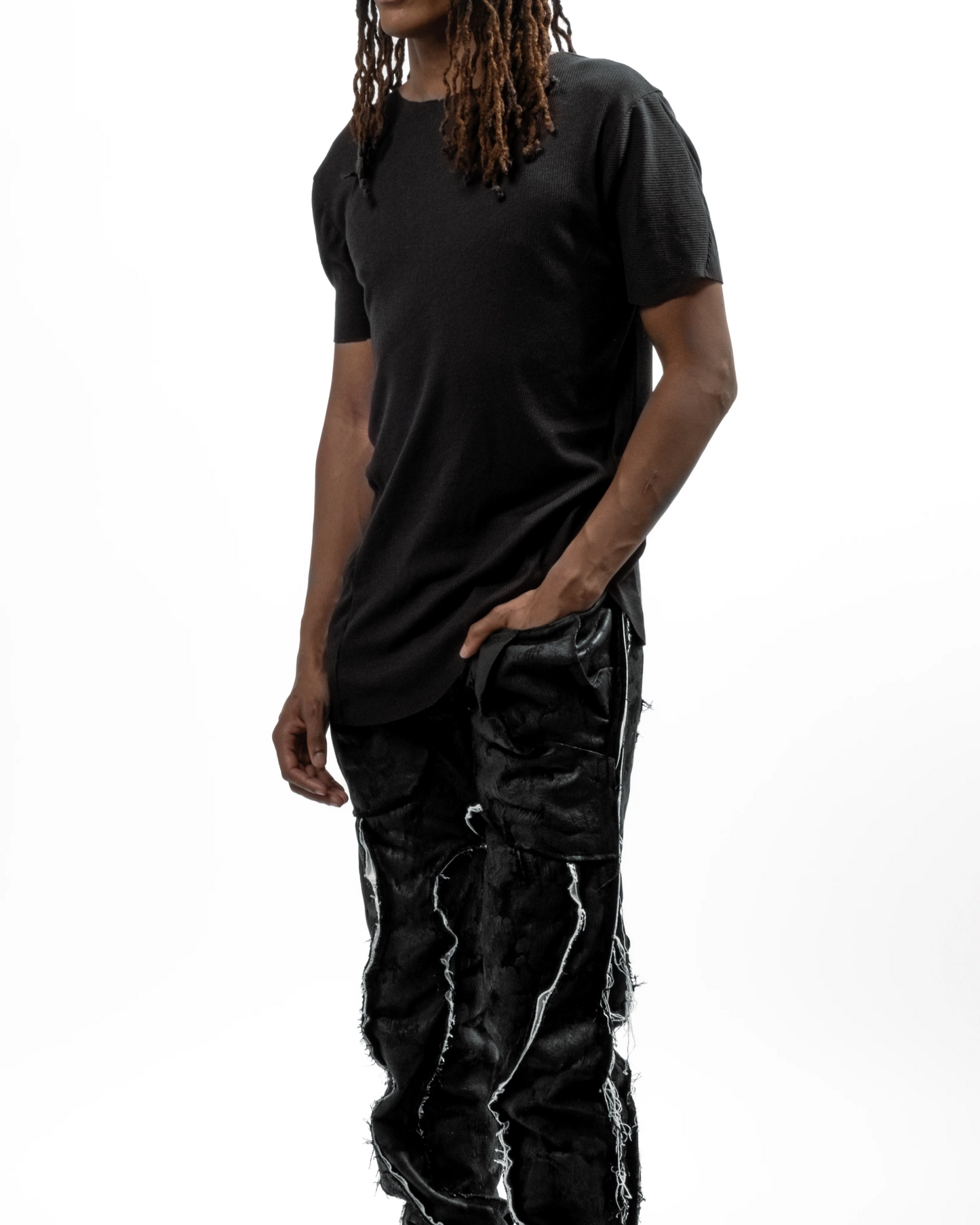 JAS Black Single Layer T-Shirt