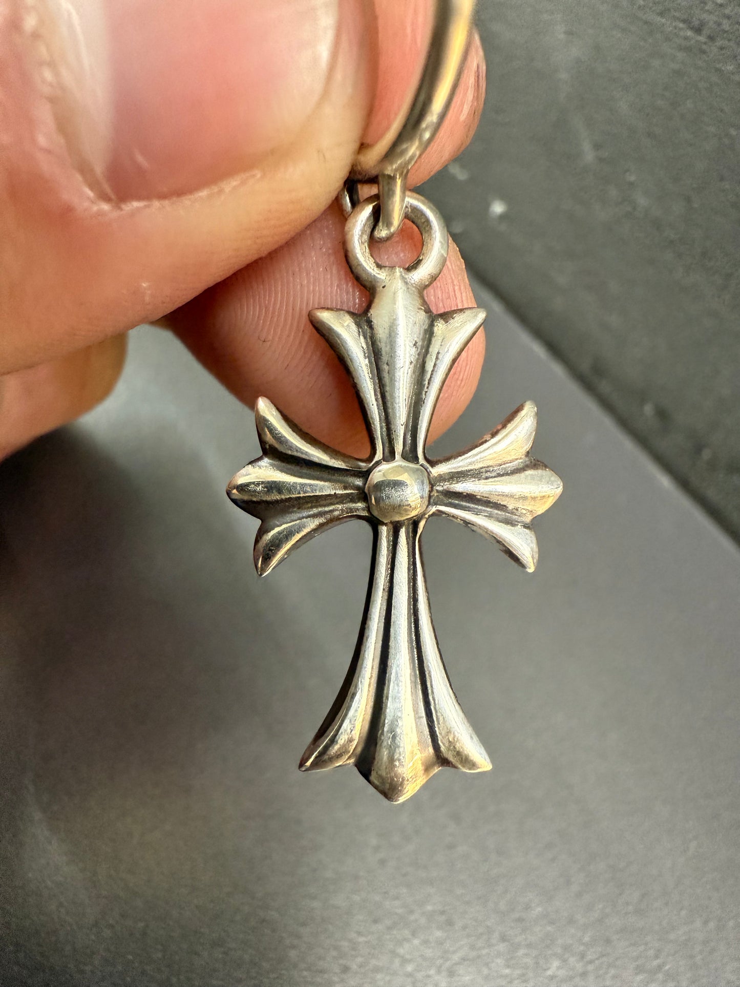 Chrome Hearts tiny pendant earring