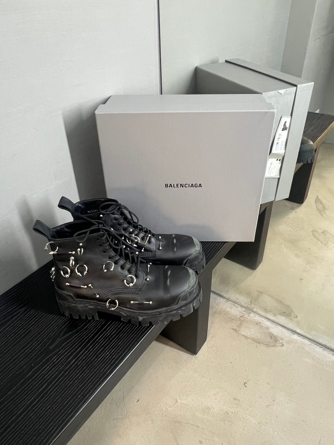 Balenciaga Pierced Strike Boots