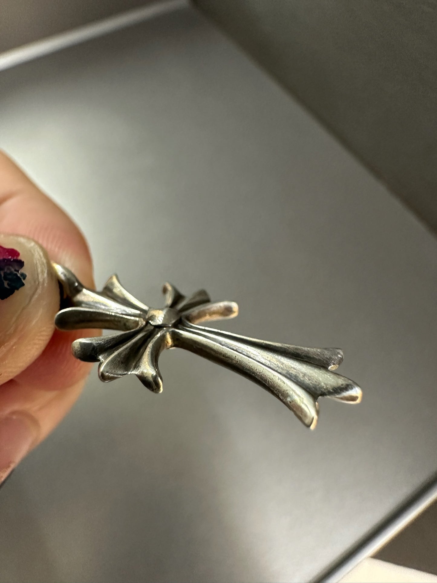 Chrome Hearts Ball Tiny Cross Pendant