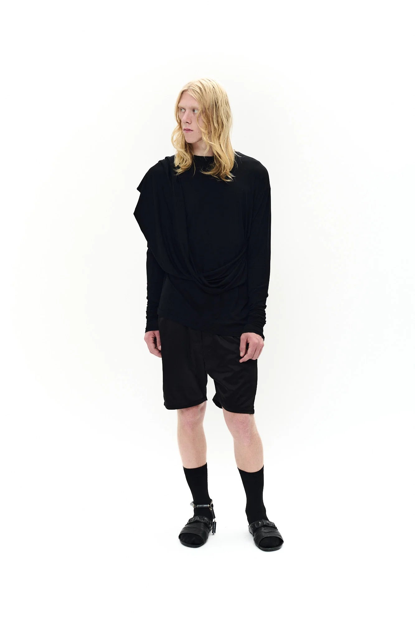 P.L.N. LONG SLEEVE SHIRT WITH PANEL