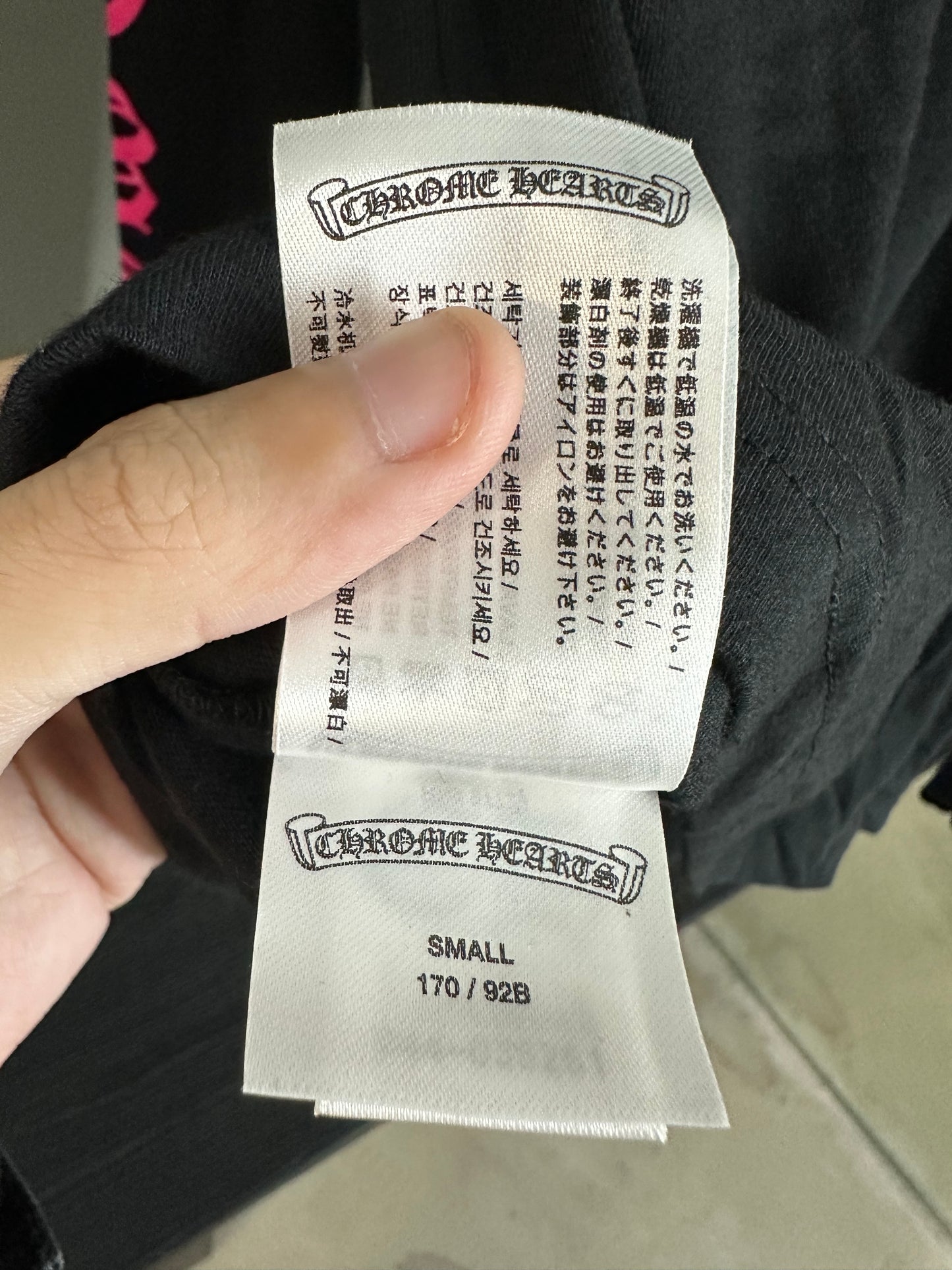 Chrome Hearts Neck Logo Long Sleeve